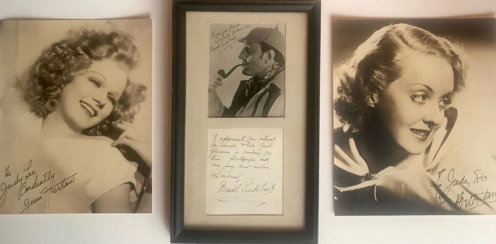 Hollywood Legends : JEAN HARLOW, RATHBONE & BETTY DAVIS (1 of 5)