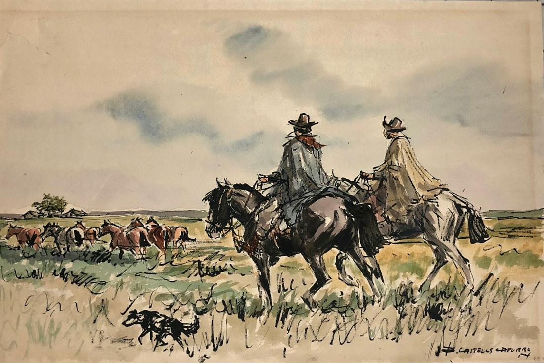 Enrique Castells Capurro  A GAUCHO ROUND-UP 1954 (1 of 5)