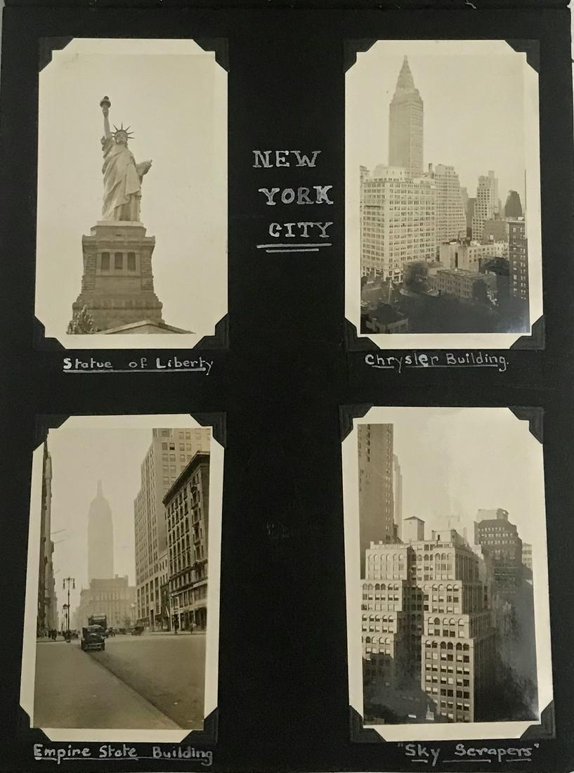 Album of Original Photos N.Y.C., CHICAGO, MONTREAL 1933 (1 of 8)