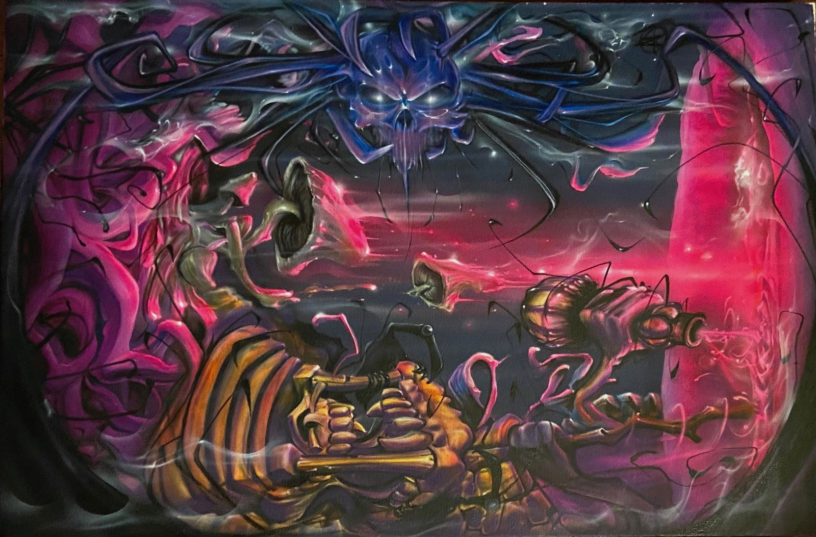 Sci-Fi Surreal Landscape Painting, Andrew Davis (1 of 3)