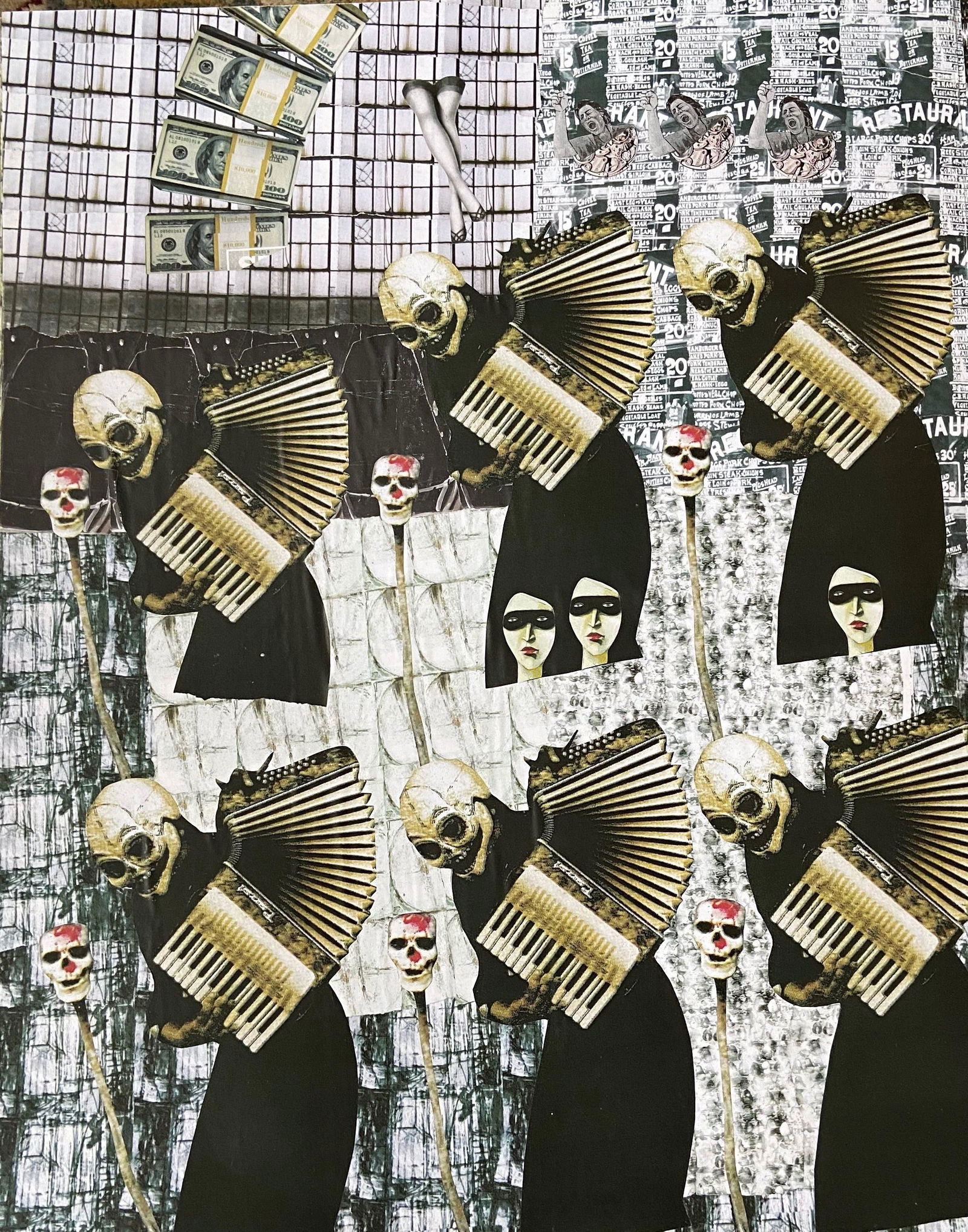 Karl Mann Artist Bound Book of Original Collages Unique (1 of 8)