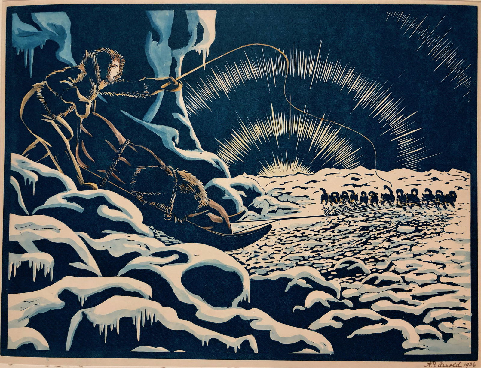 The Sled & Dog Team, H.J. Arnold 1936 (1 of 5)