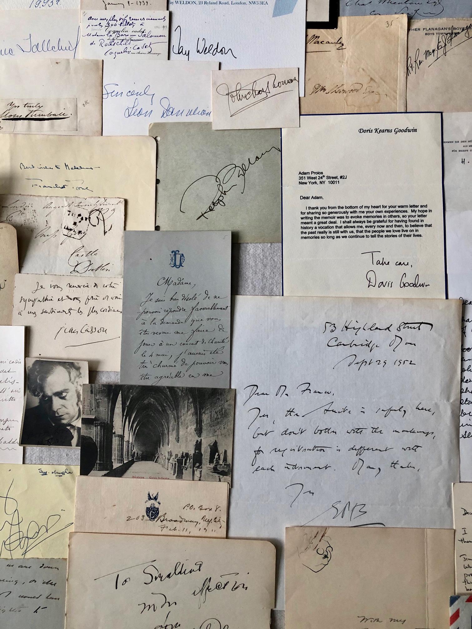 MEMORABILIA: Autographs, Photographs & Letters (160+) (1 of 10)