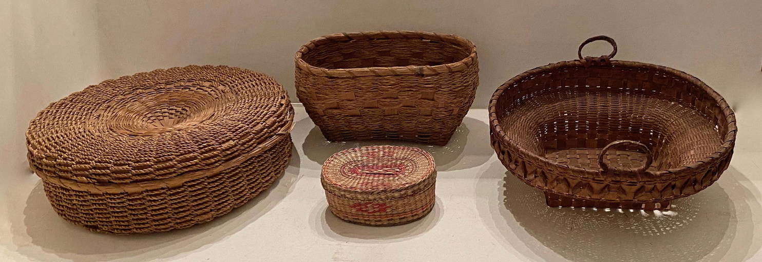 MICMAC Native American Indian Tribal Baskets, Maine Mar 15, 2021 Kensington Estate Auction in NY