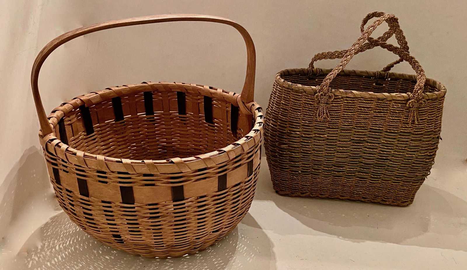 Northeastern Woodland Indian Baskets MICMAC,  Maine (1 of 4)
