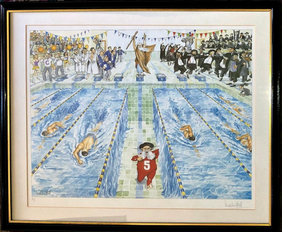 THE SWIMMERS-MOSES PARTS THE WATER Martin Holt (1 of 6)