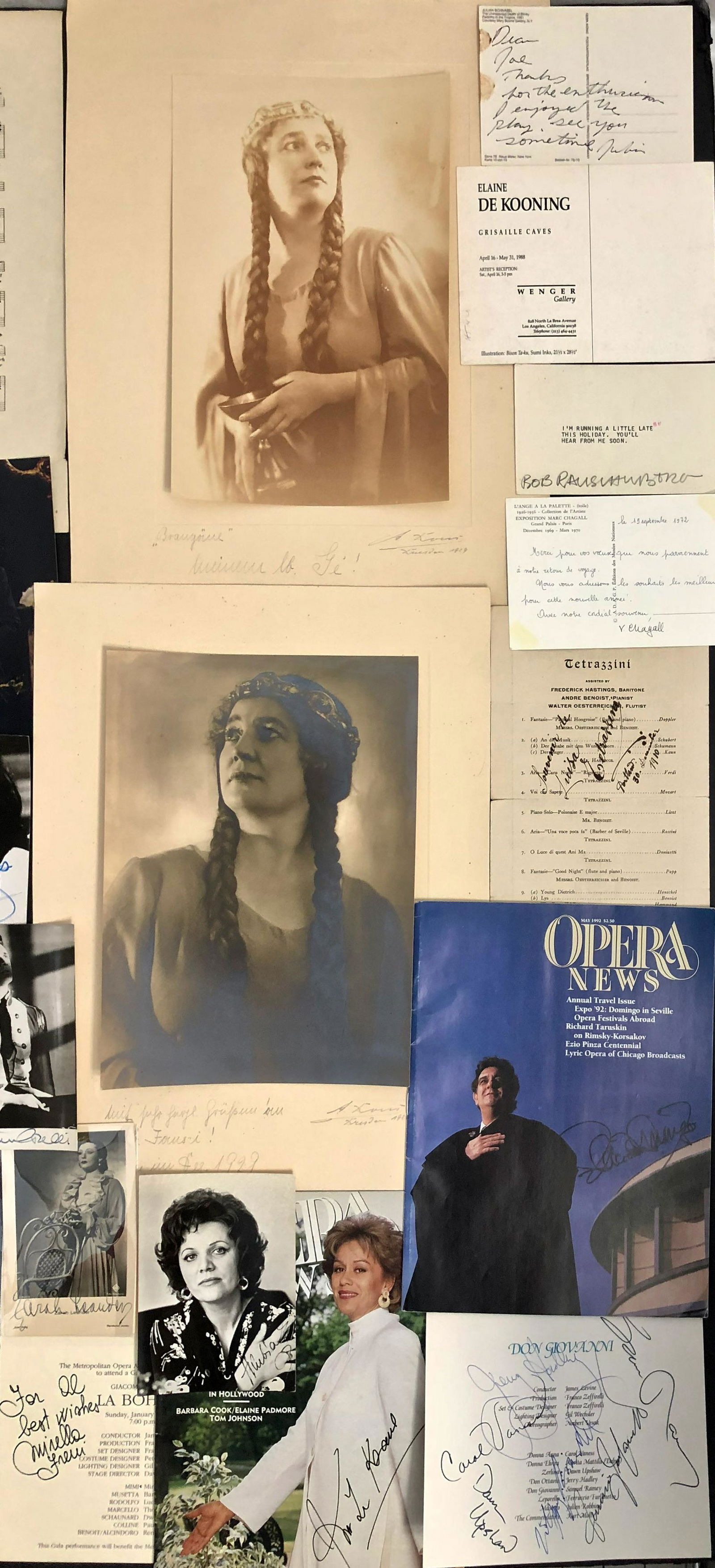 Autographed Photos & Programs OPERA DIVAS & ARTISTS (1 of 10)