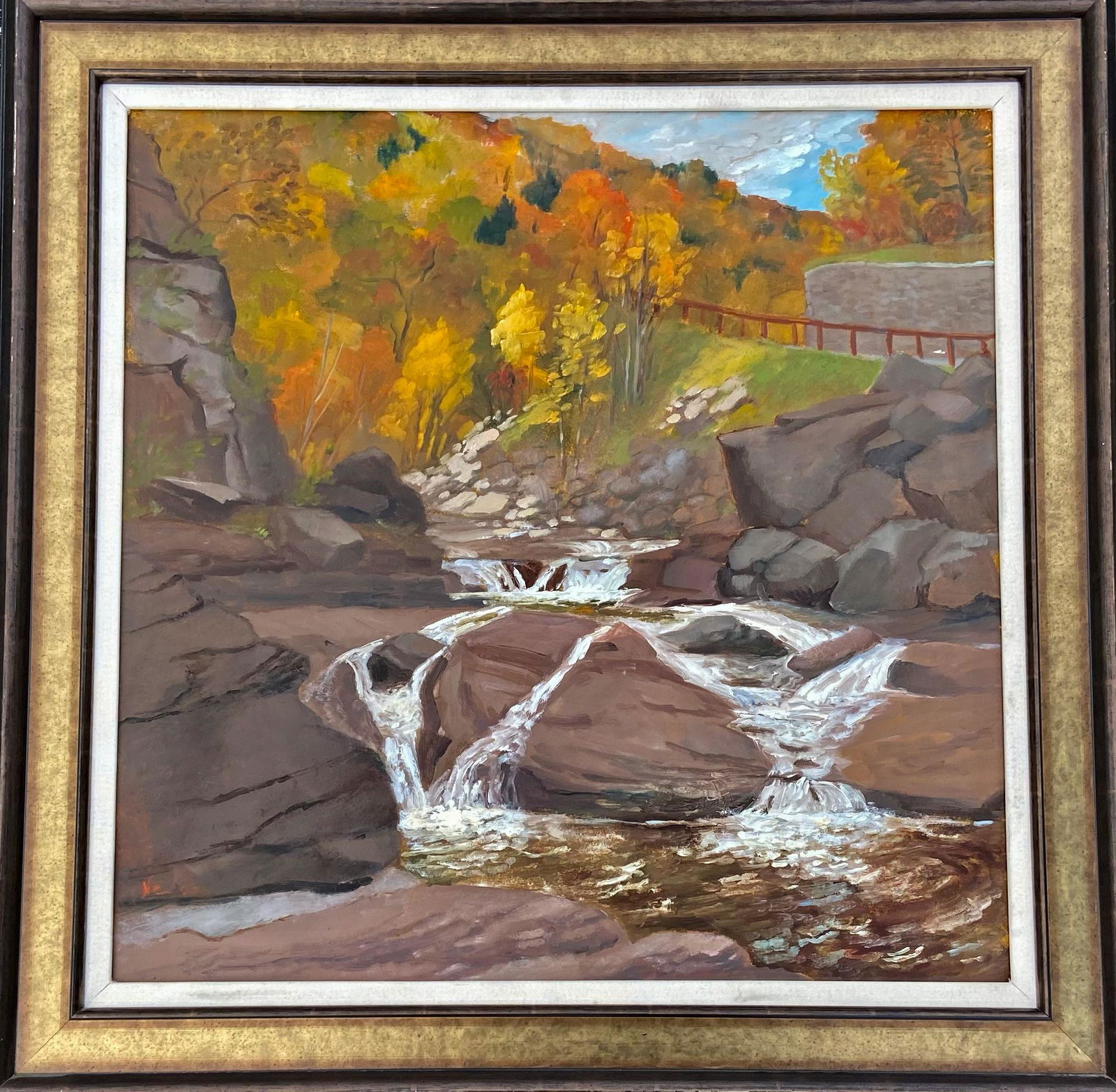 Catskills Mountain Painting AUTUMN Nancy Campbell (1 of 4)
