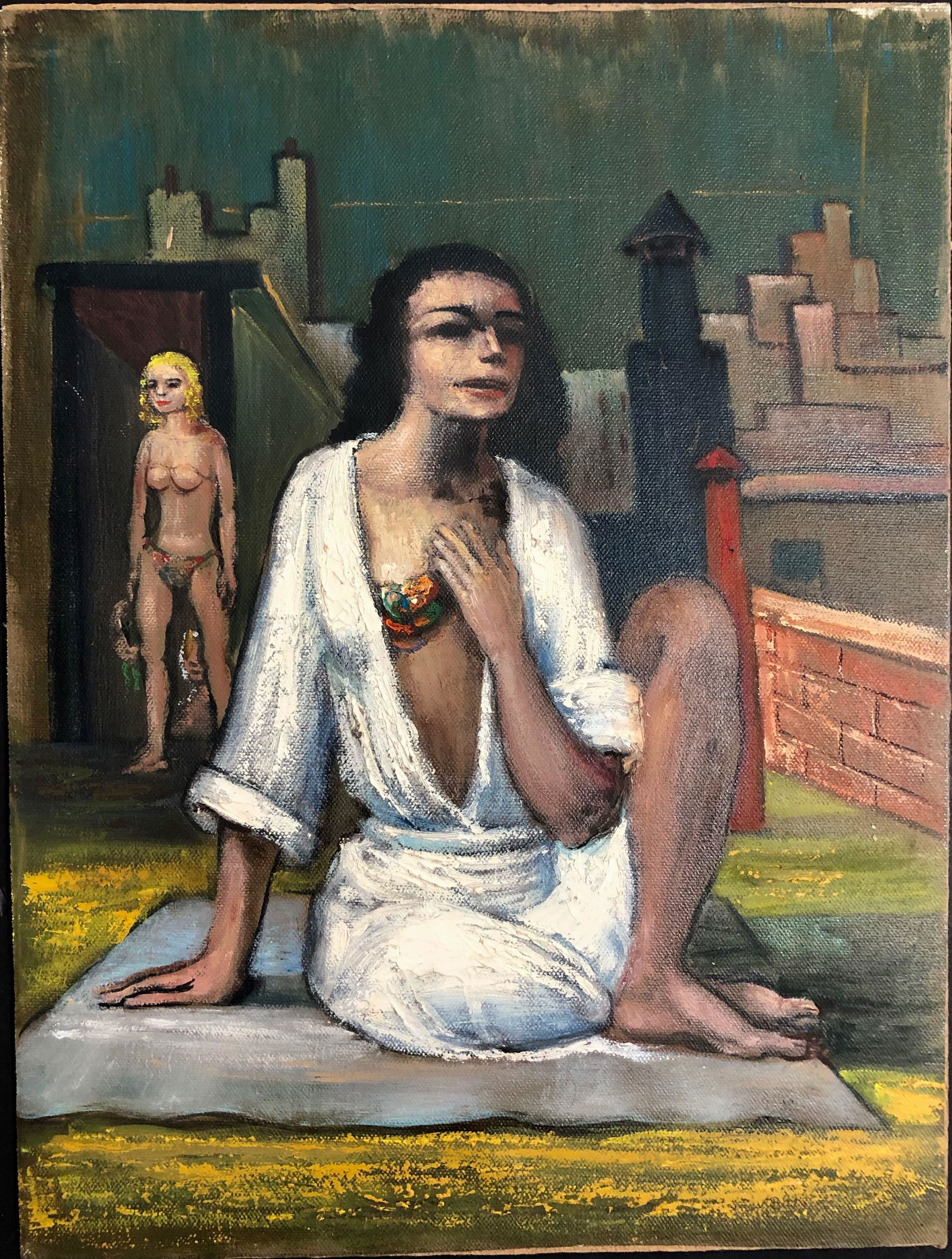 Albert Pels (American, 1910-1998) Rooftop Nudes, 1930s (1 of 3)