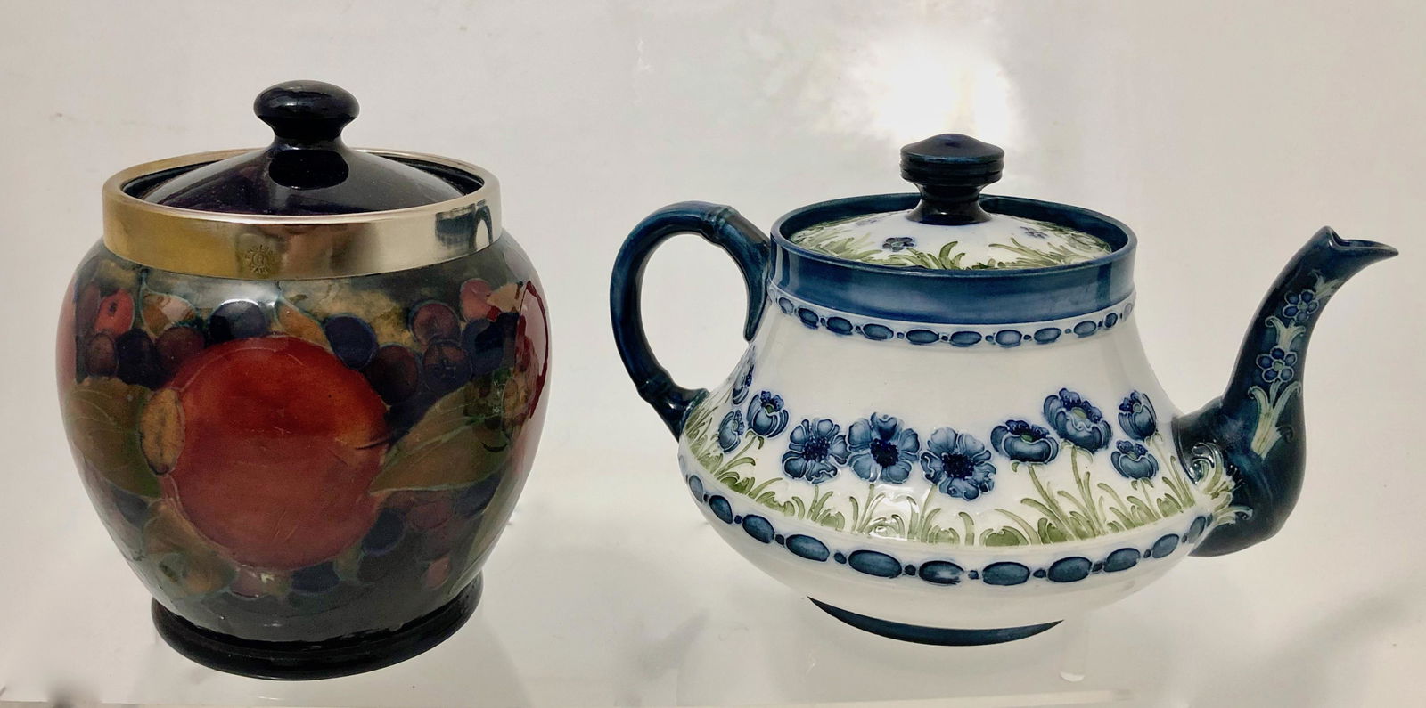 William Moorcroft Pomegranate Jar &  Poppy Teapot (1 of 8)