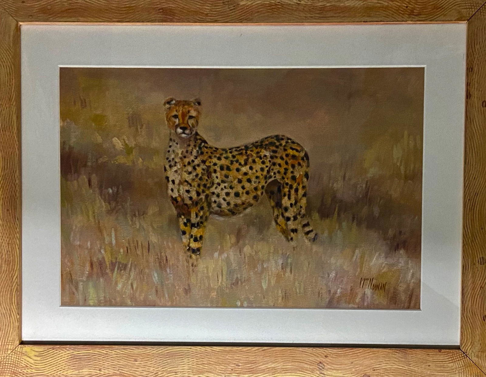 William Noonan Wild Life Painting CHEETAH (1 of 3)