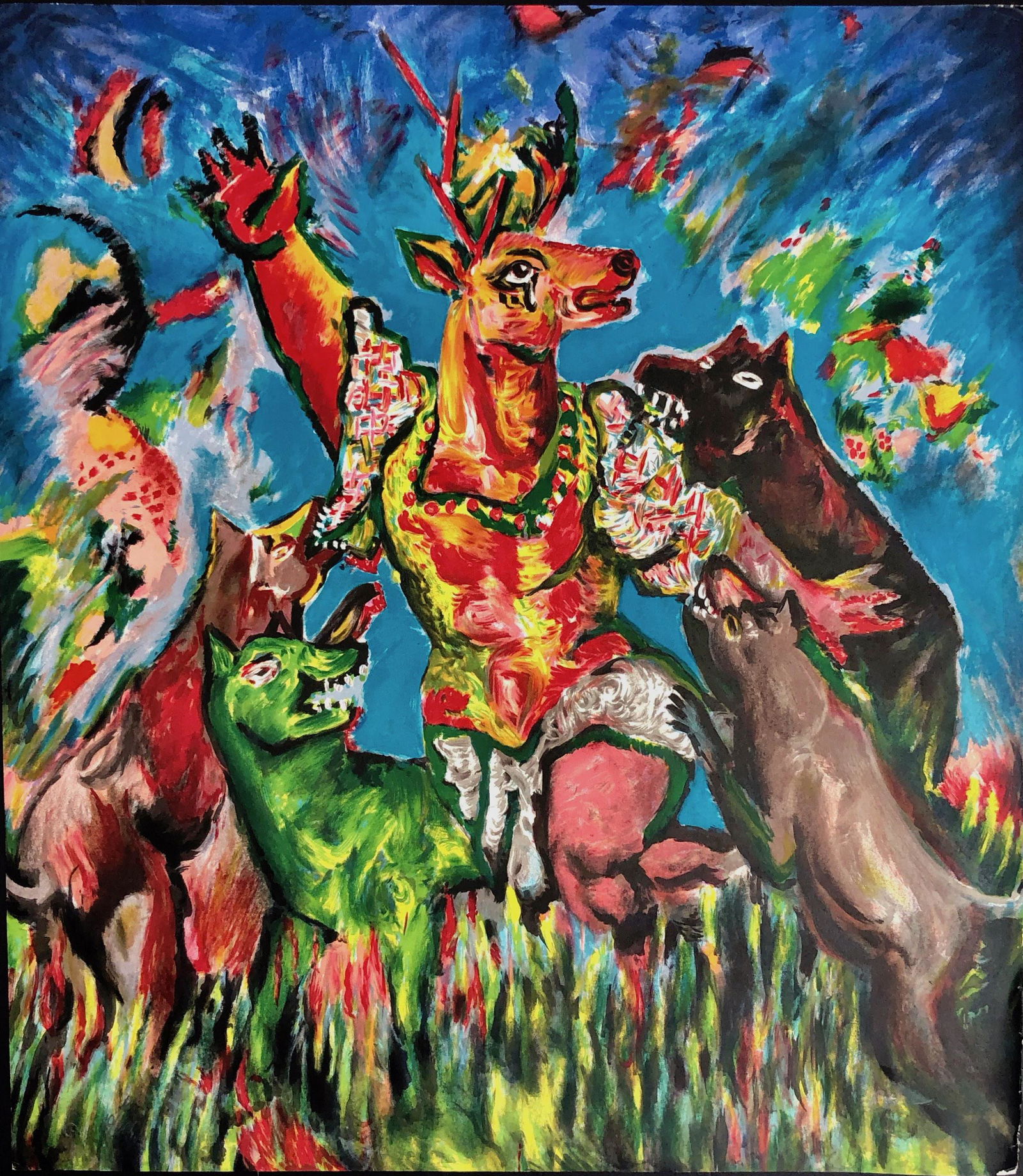 Sandro Chia (Italian, b.1946) OUTDOOR SCENE, 1990 (1 of 5)