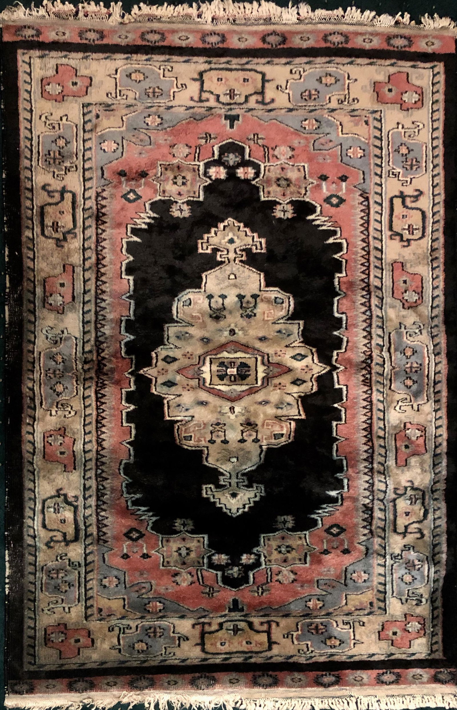 Semi-Antique Handwoven Persian Rug: 3 ft. x 4 ft. (1 of 6)