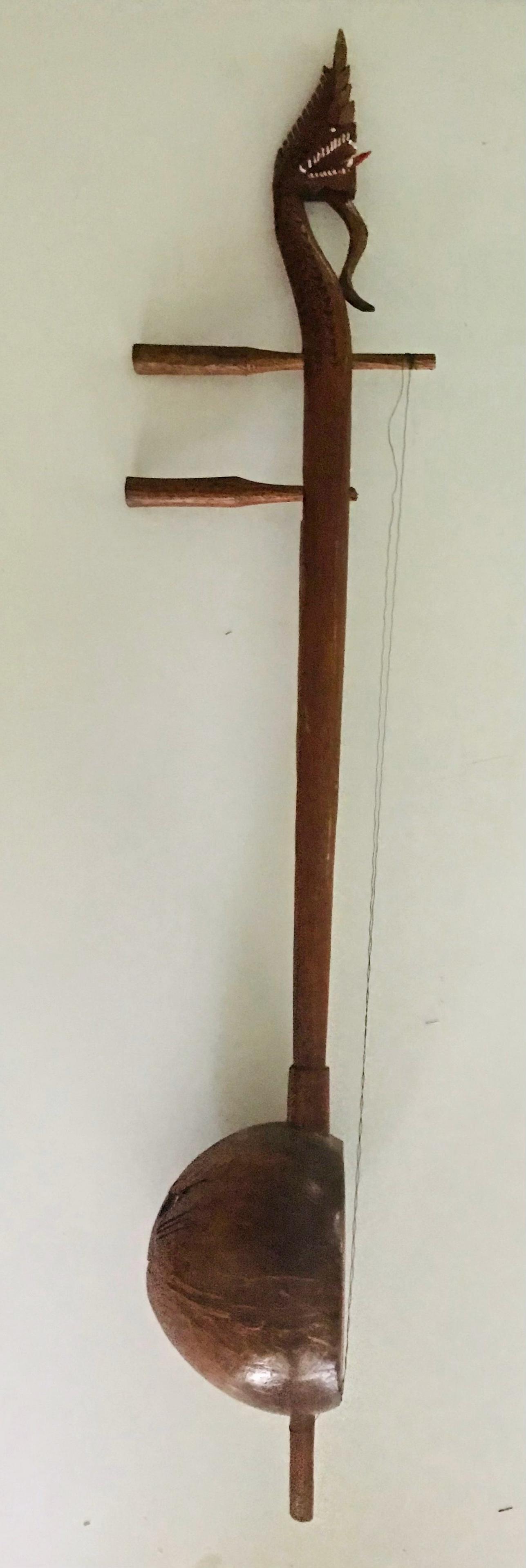 Chinese Dragon Head Rosewood String Instrument ERHU (1 of 5)