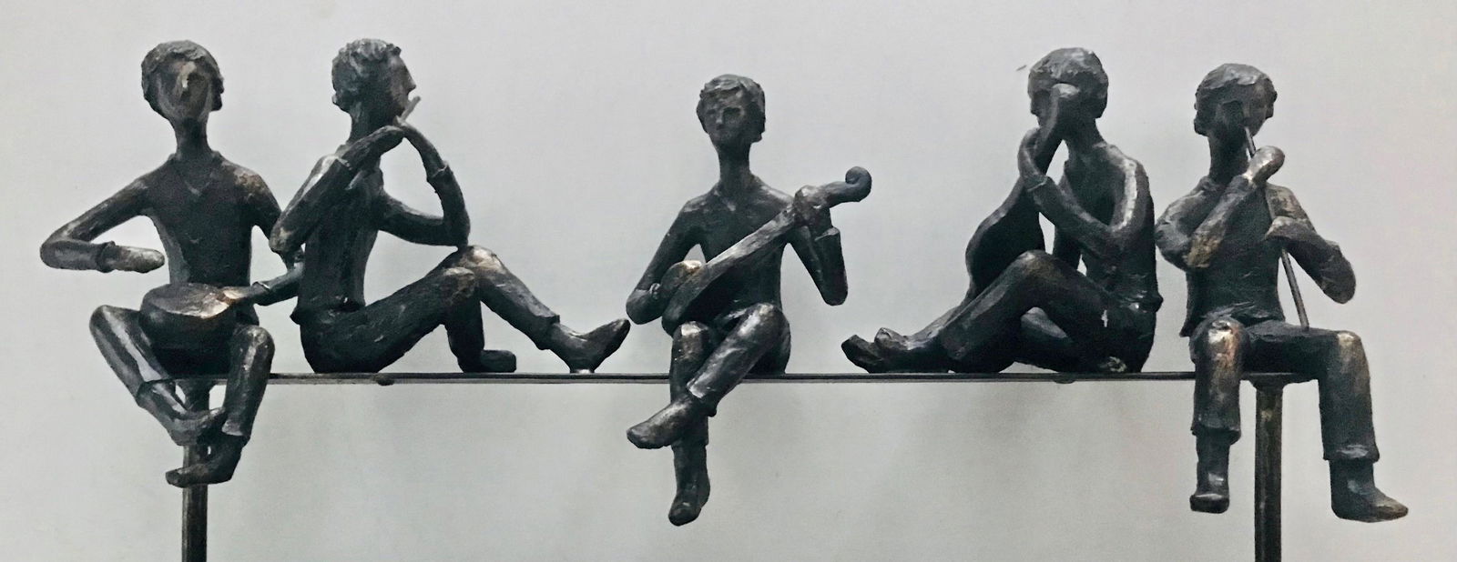 BOYS IN THE BAND Mid-Century Urban Figural Sculpture (1 of 3)