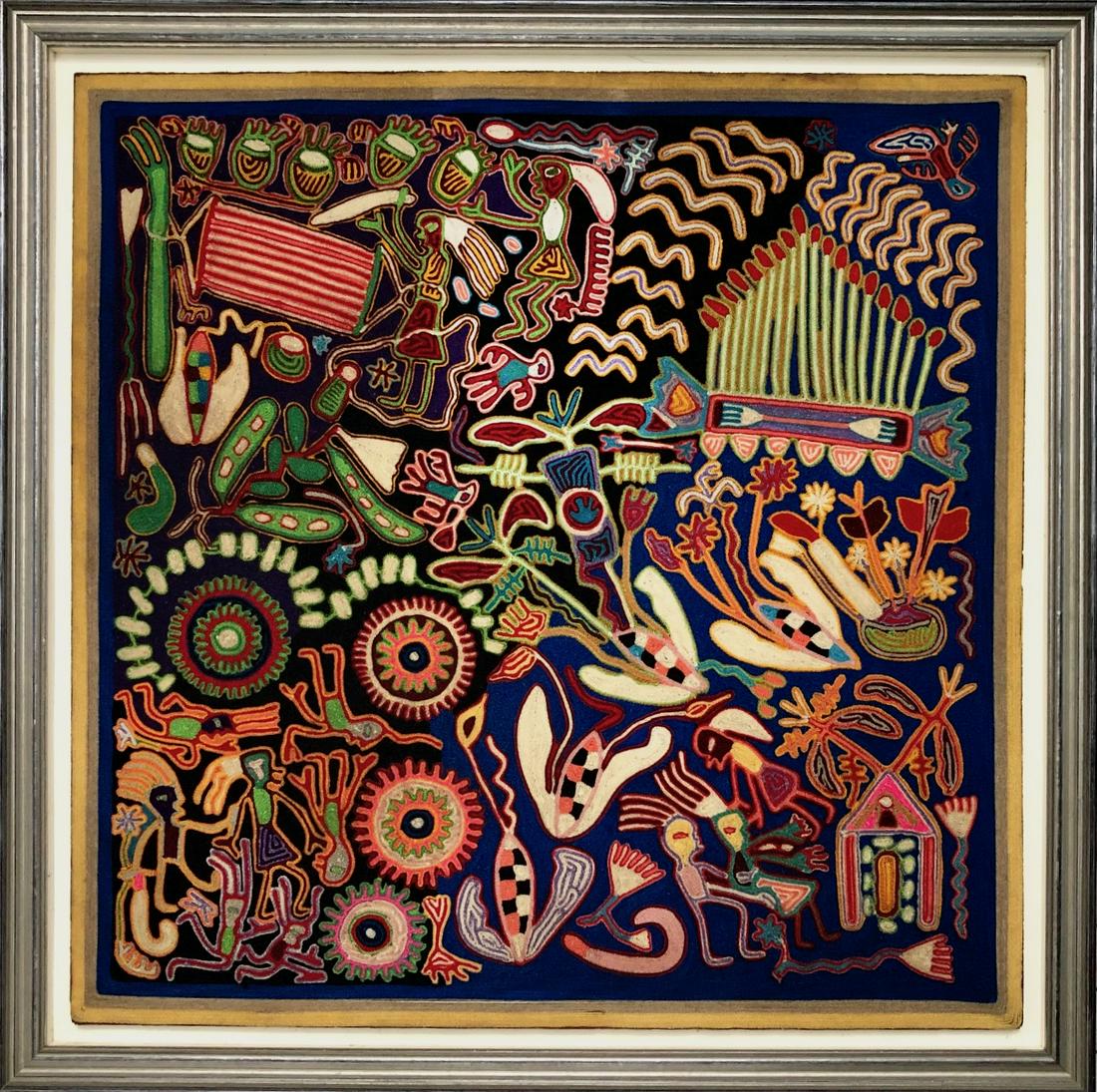 Panamanian Kuna Mola Folk Art Textile Panel, c.1960s (1 of 5)