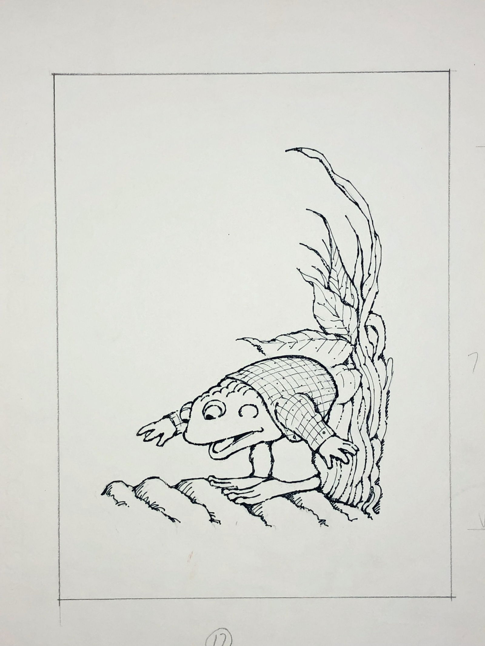 Arnold Lobel Frog & Toad Original Published Drawing (1 of 5)