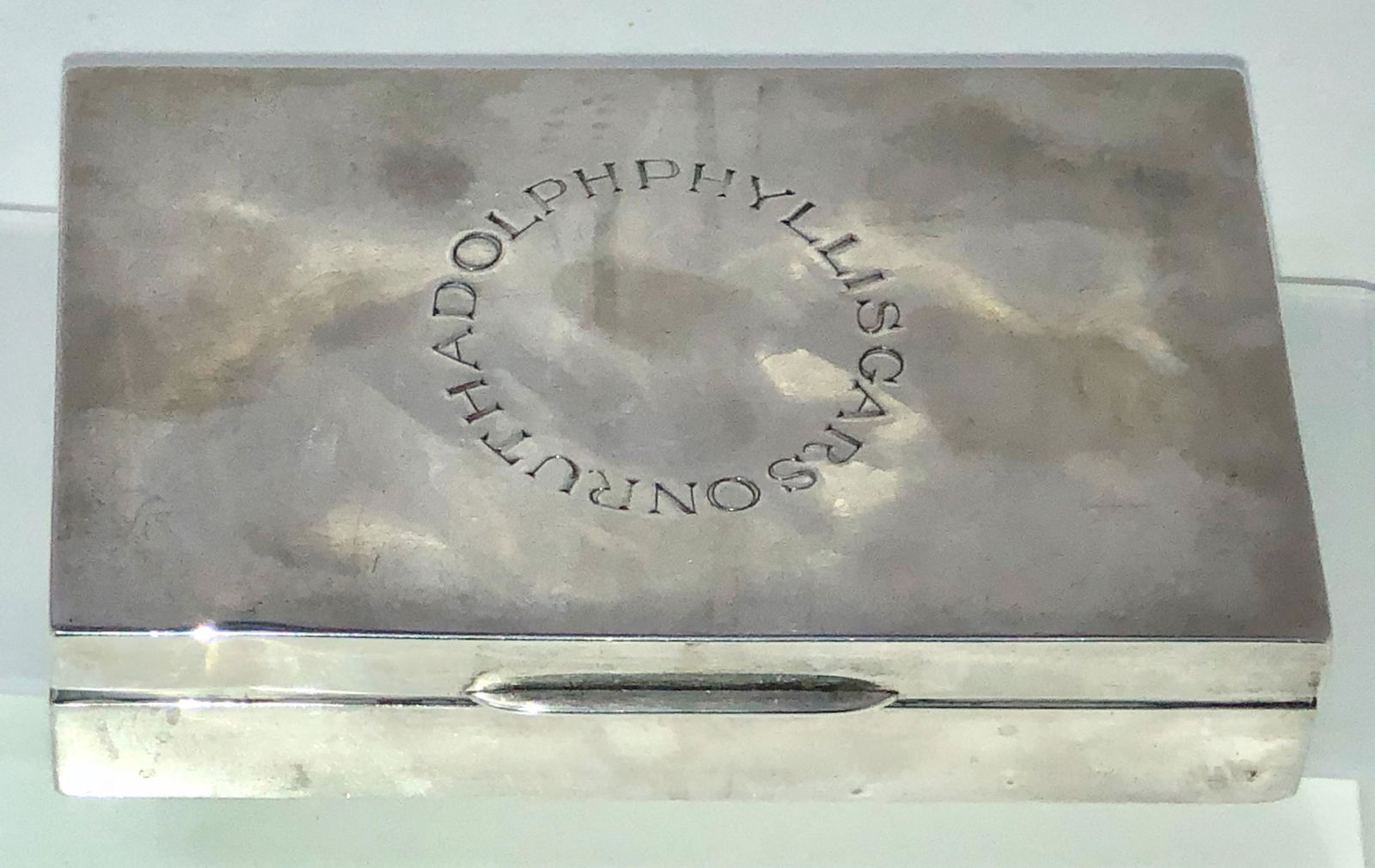 TIFFANY & CO Sterling  Box, GREEN, KANIN, GORDON NEWMAN (1 of 5)
