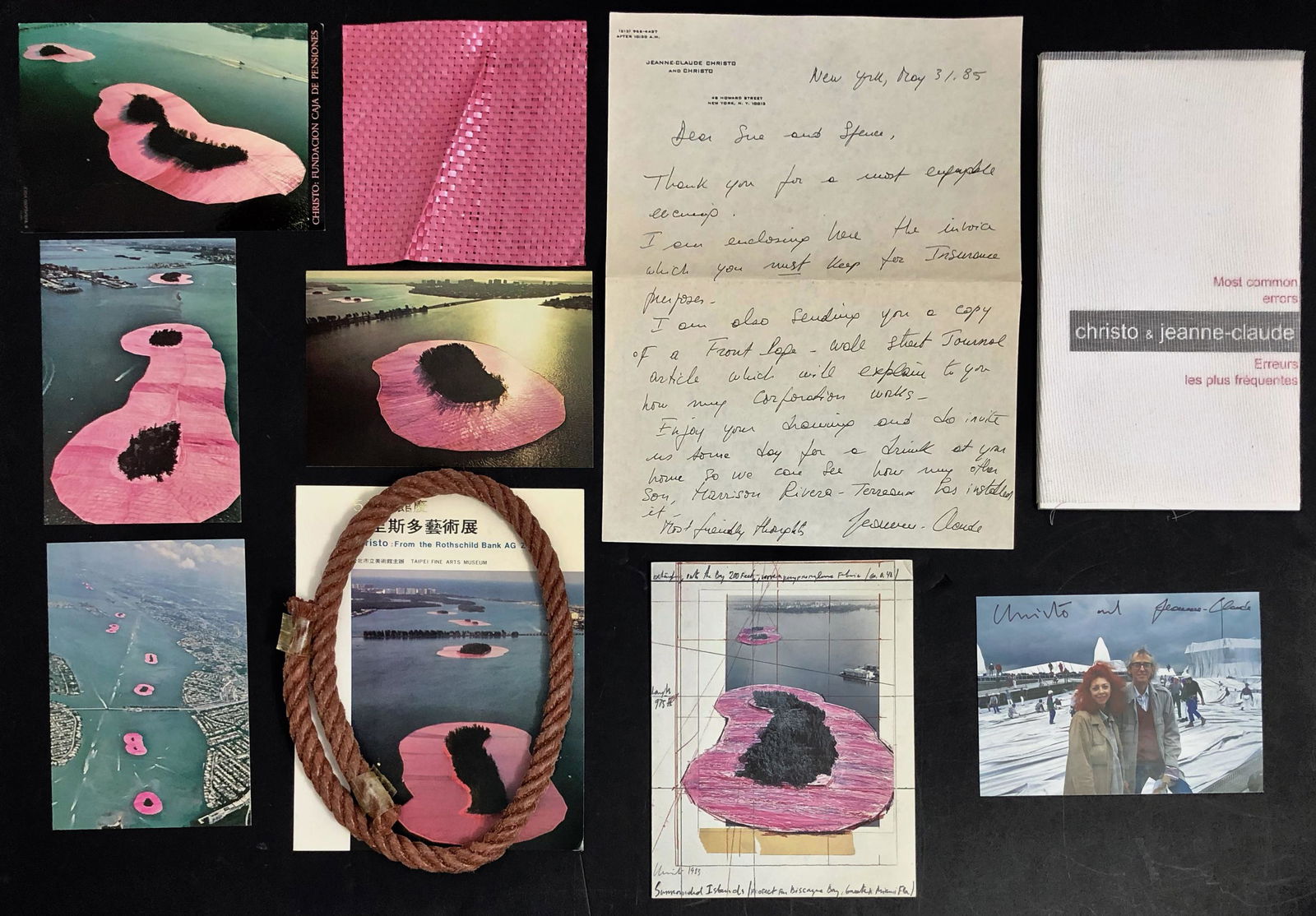 CHRISTO & JEANNE-CLAUDE SURROUND ISLAND, Signed (1 of 3)