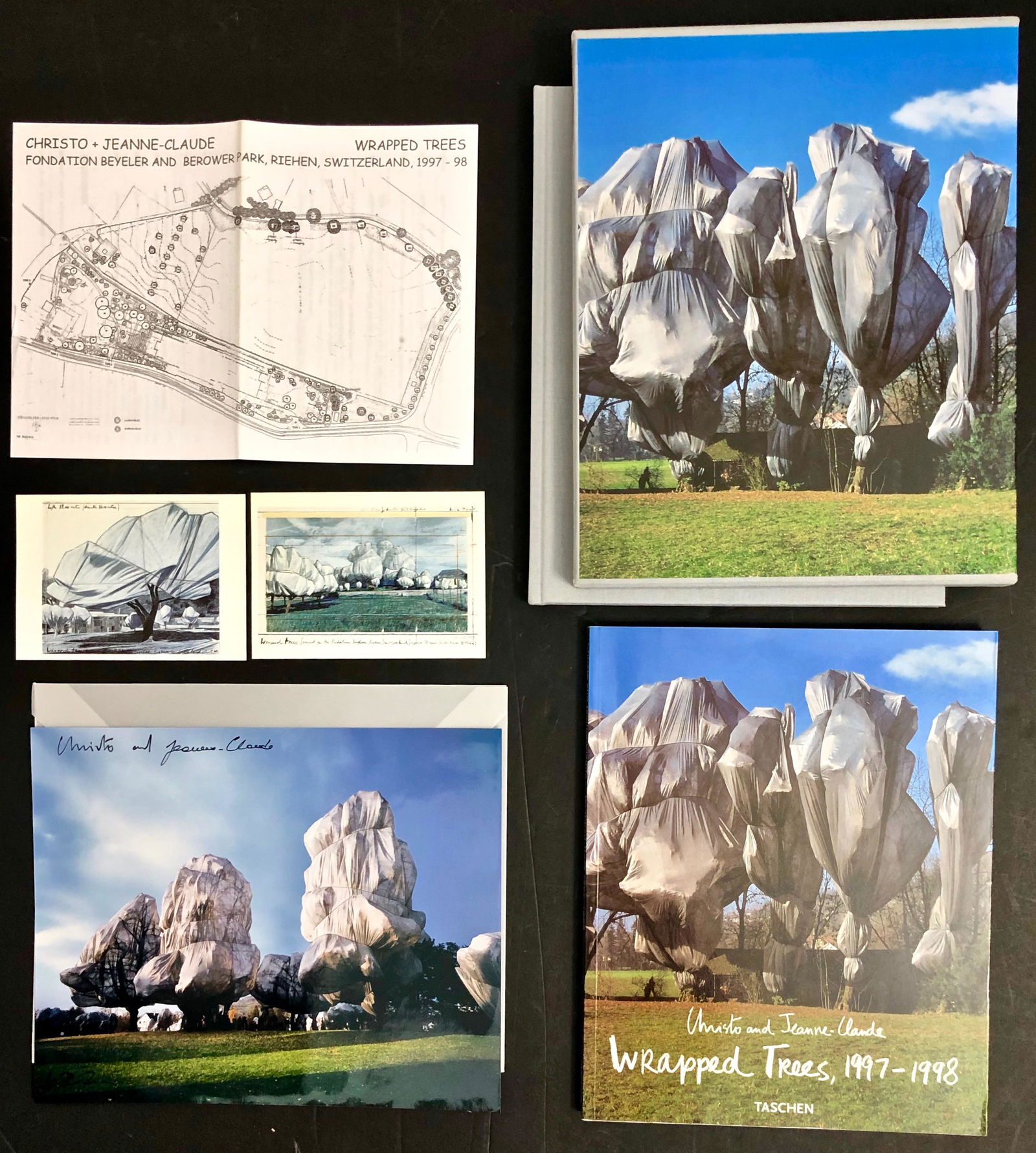 WRAPPED TREES Signed Christo, Jeanne-Claude & Volz (1 of 6)