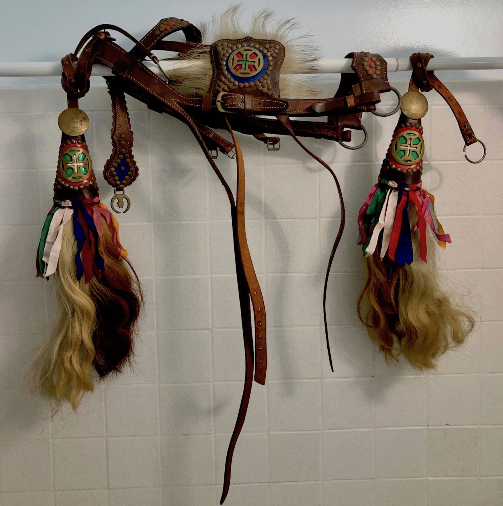 Vintage European Parade Horse Bridle (1 of 5)