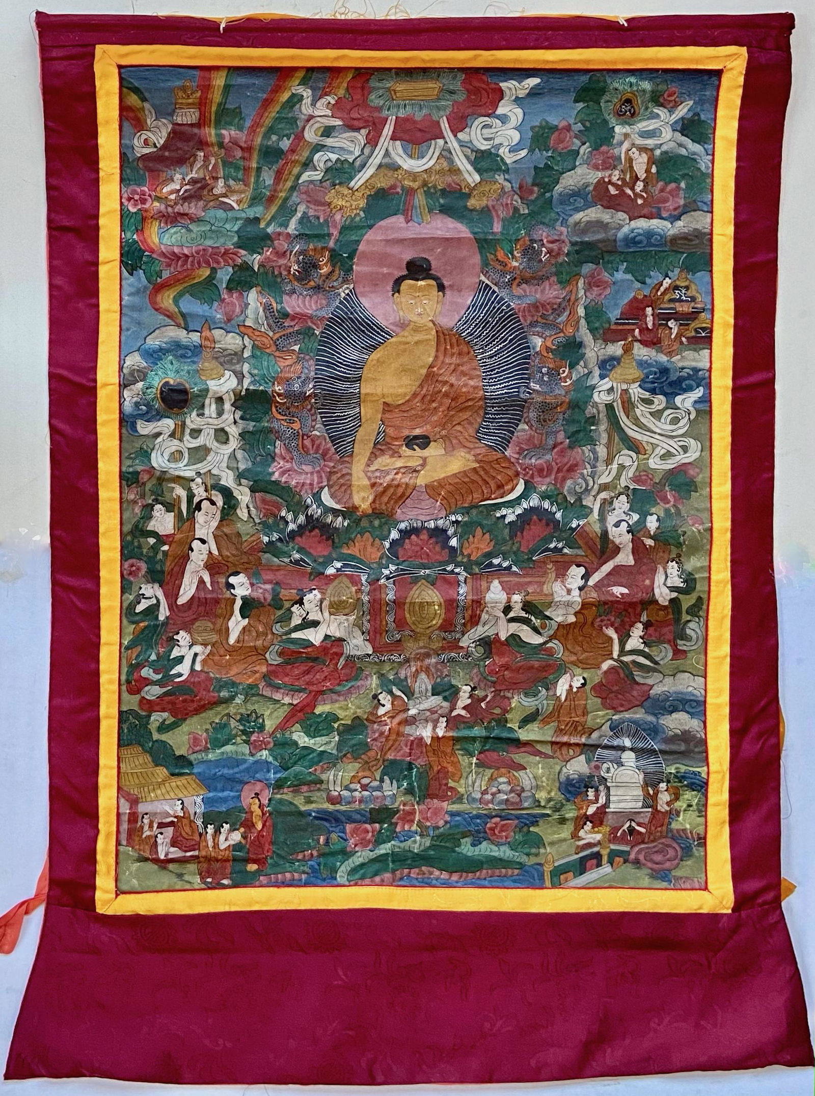 Tibetan Buddhist Thangka Painting (1 of 3)