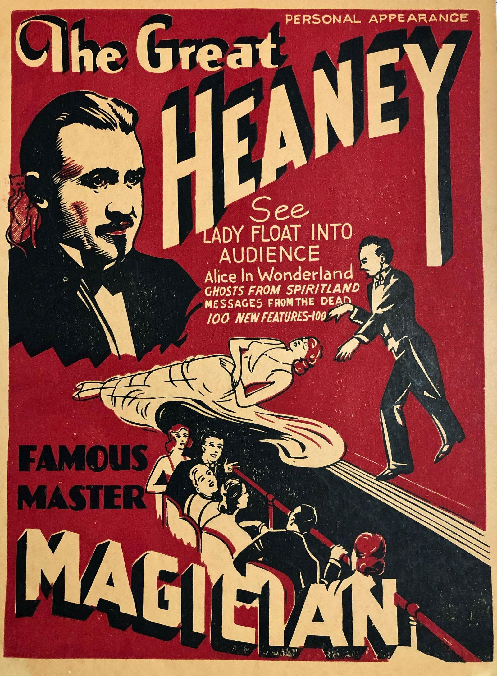 MASTER MAGICIAN WINDOW CARD- MESSAGES FROM THE DEAD (1 of 4)