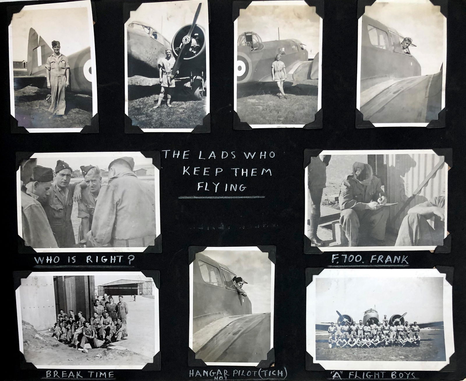 WW2 RAF AIRMEN IN SOUTH AFRICA Photo Album (500+) (1 of 14)