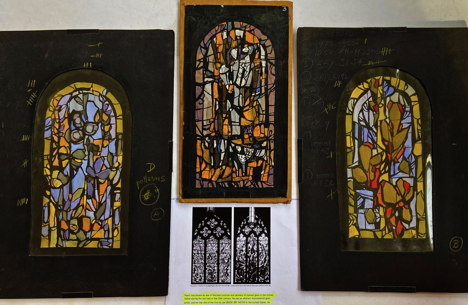 Robert Pinart  (French, 1927-2017) Washington Cathedral (1 of 6)