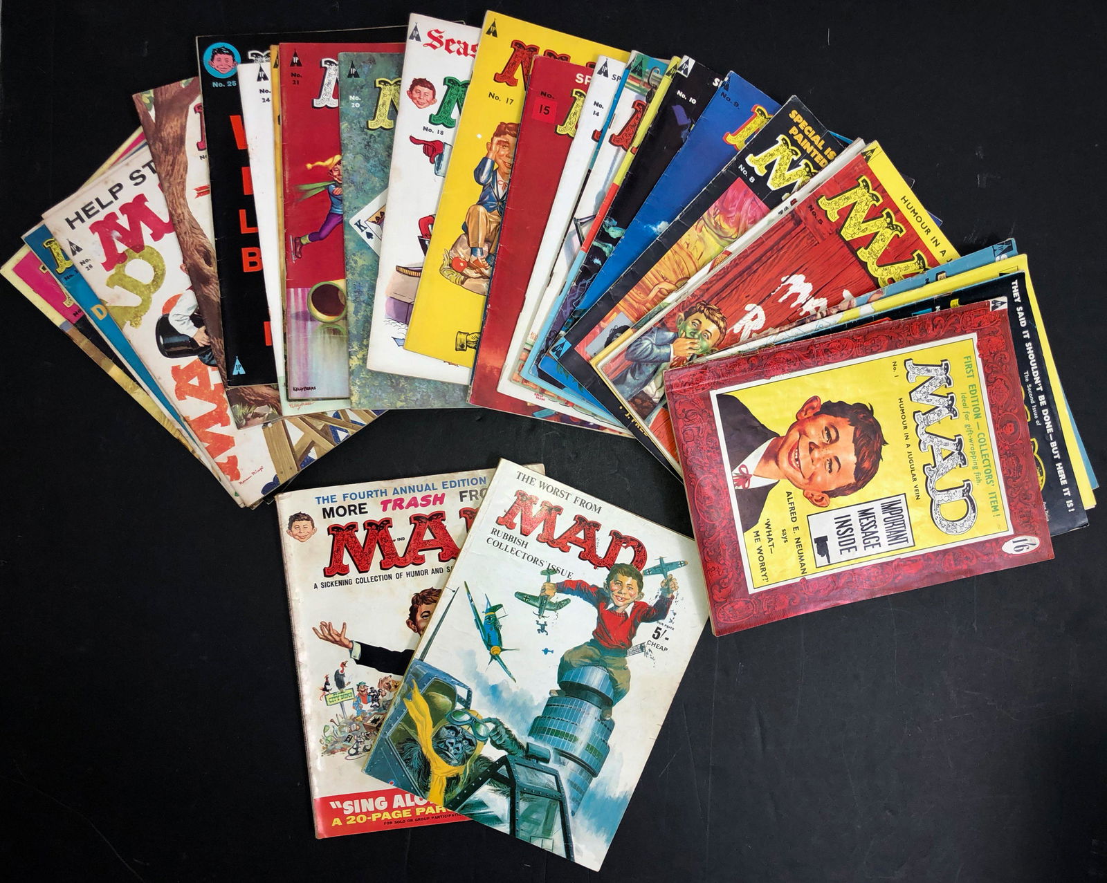 United Kingdom Mad Magazines, 1959-1972 (38) (1 of 3)