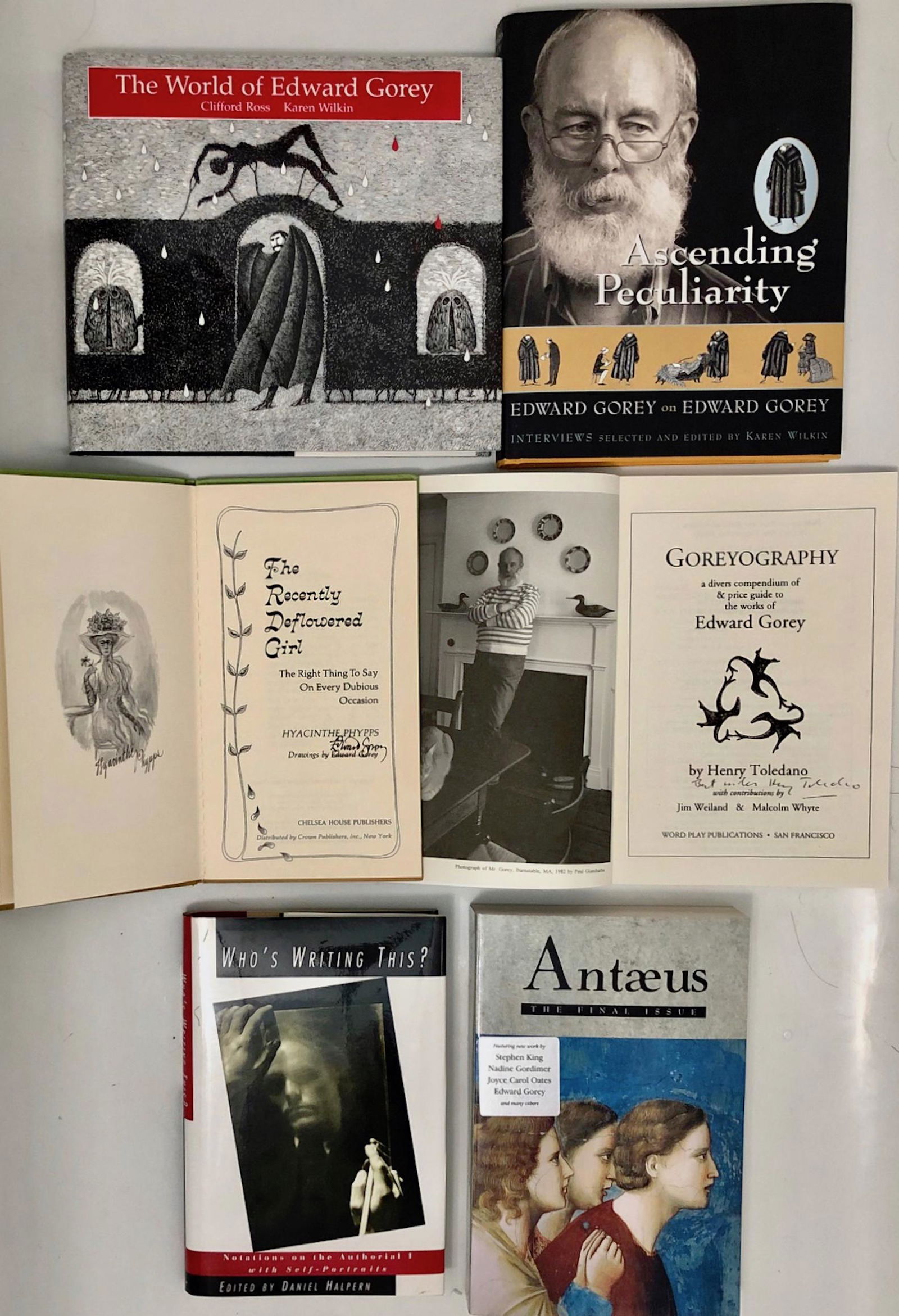 Edward Gorey Illustrated 1st Edition Books.. (1) Signed (1 of 4)
