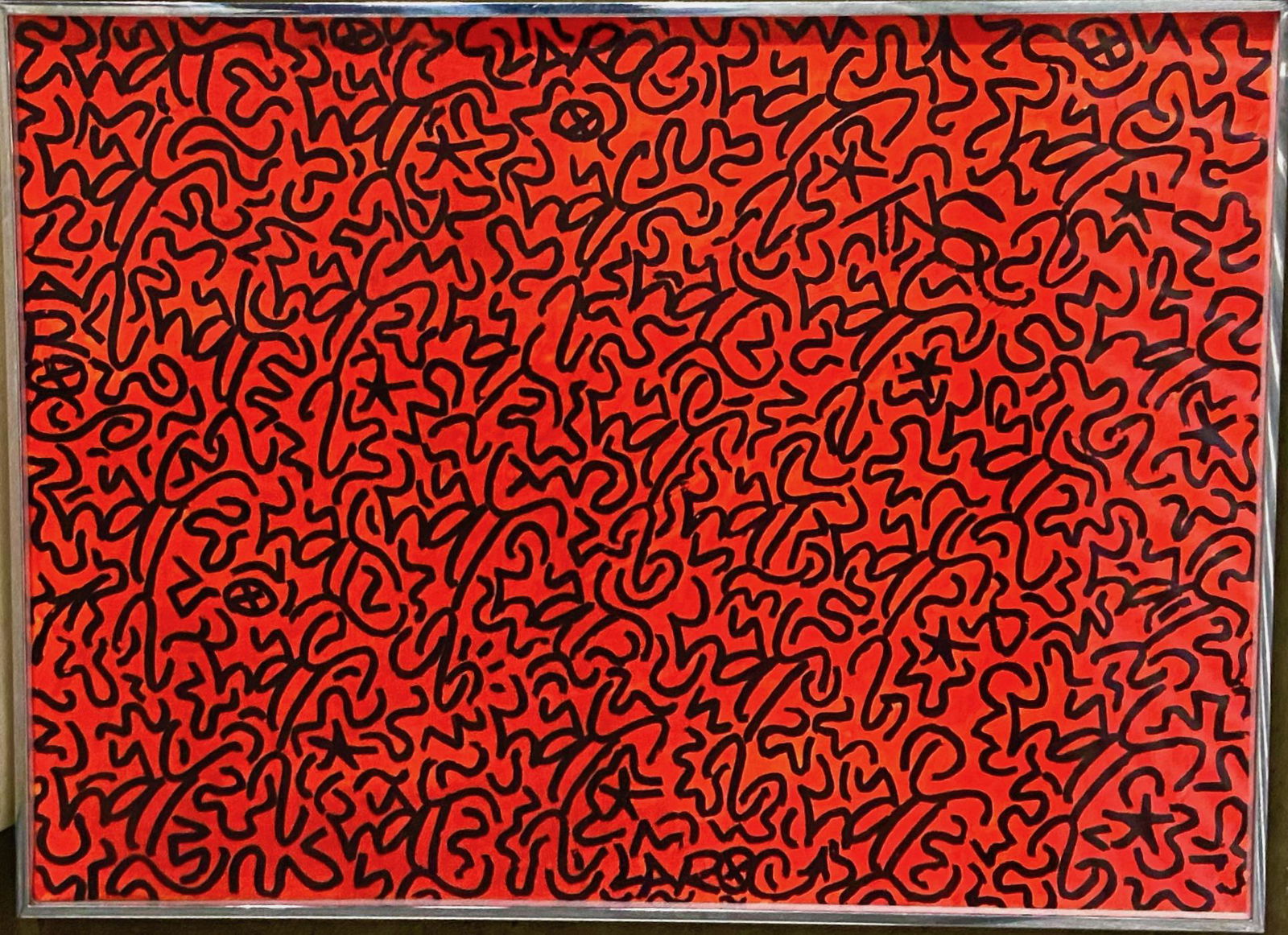 LAIi (Angel Ortiz)  Urban Graffiti Dayglo Painting LAROC (1 of 3)