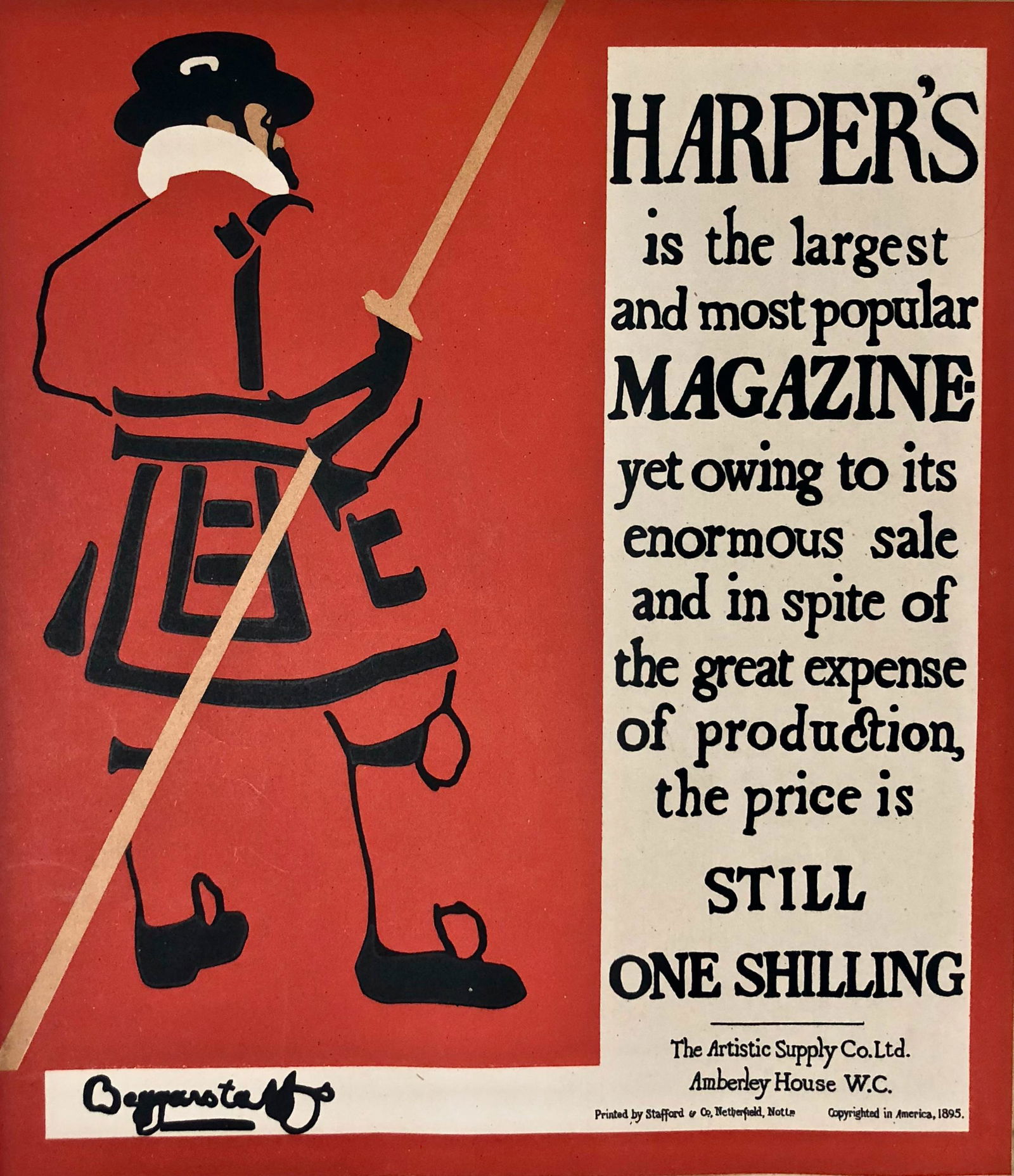 Harper's BEGGARSTAFF BROTHERS, Maitres de l'Affiche, Paris1896 (1 of 5)