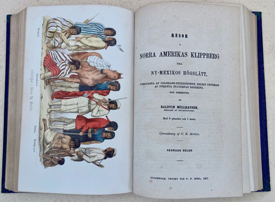 Balduin Mollhausen Account Of The Colorado River Expedition, Stockholm 1867 (1 of 7)