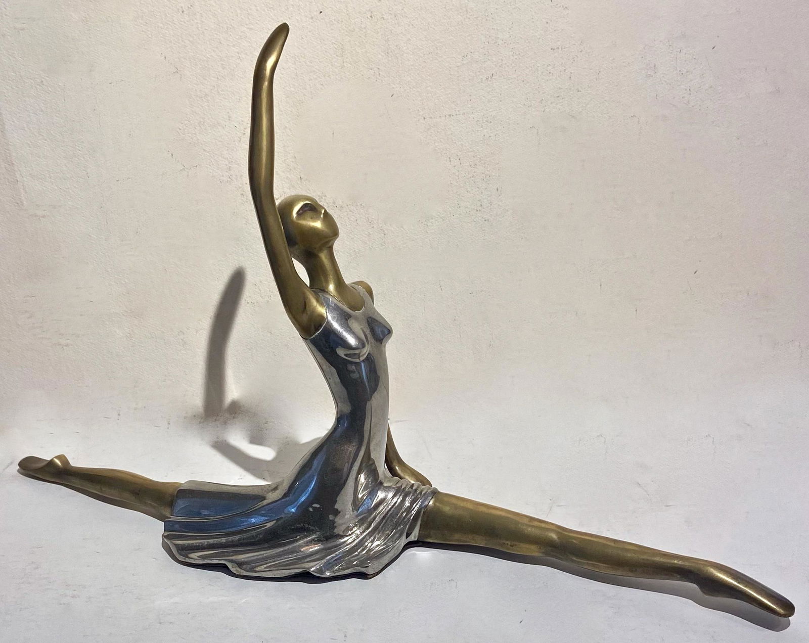 Modernist Figural Ballerina Sculpture ARABESQUE Signed (1 of 4)