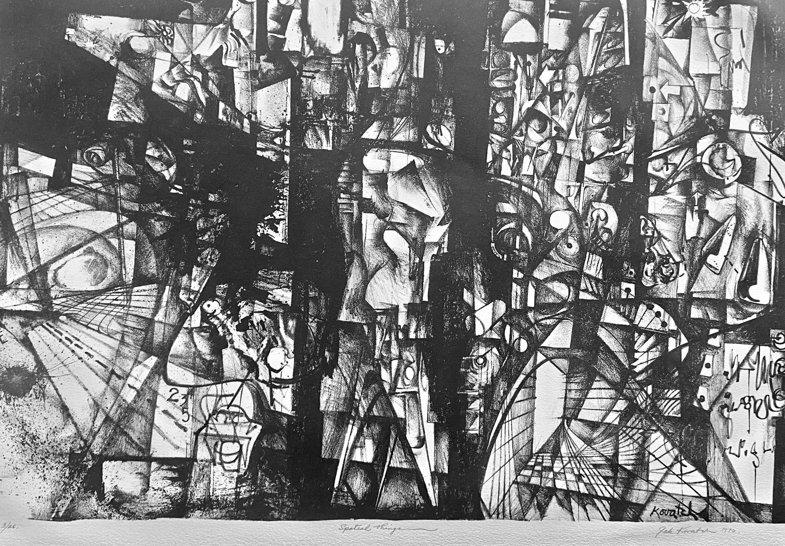 Jack (Jak) Kovatch (American, 1929-2019)  Abstract (1 of 6)