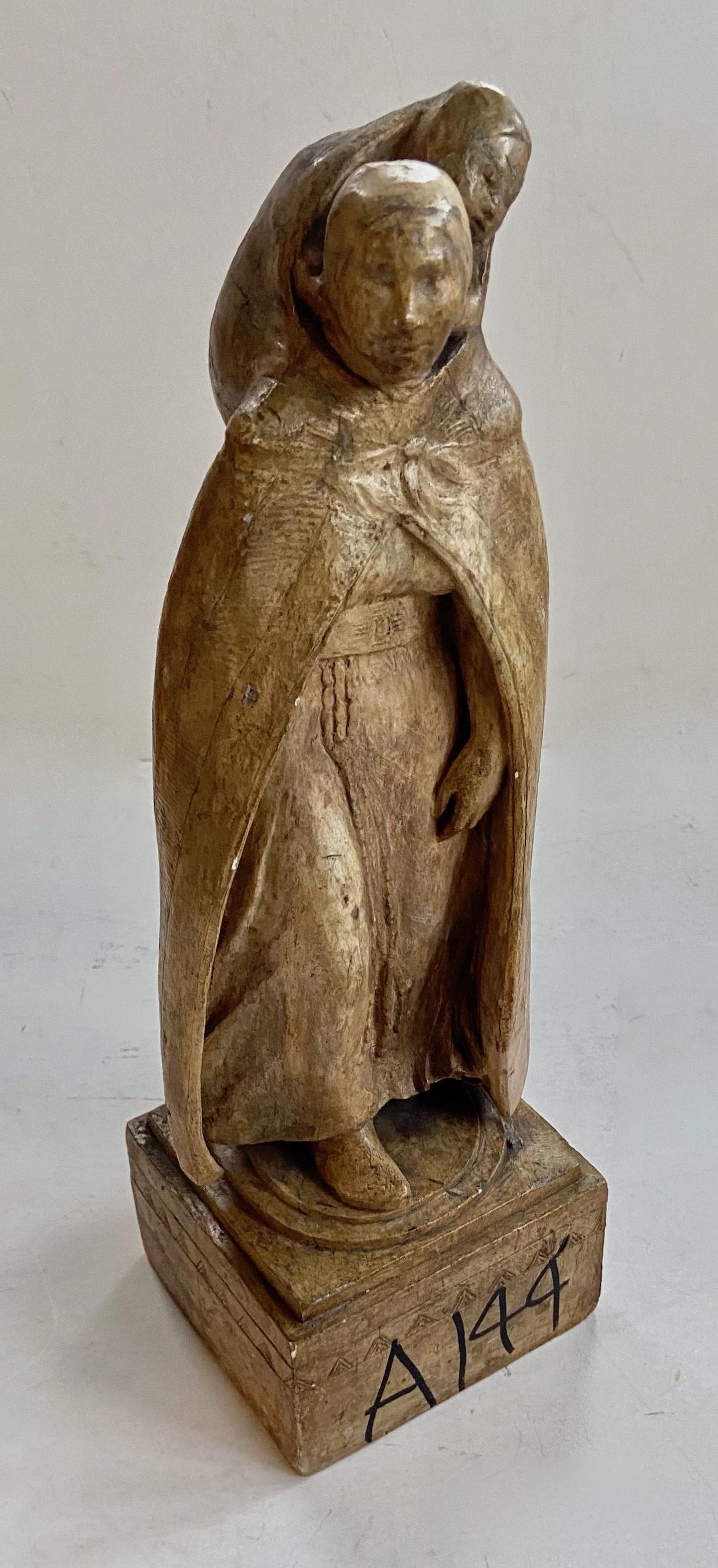 Native American Sakakawea Sculpture With Son Baptiste (1 of 6)