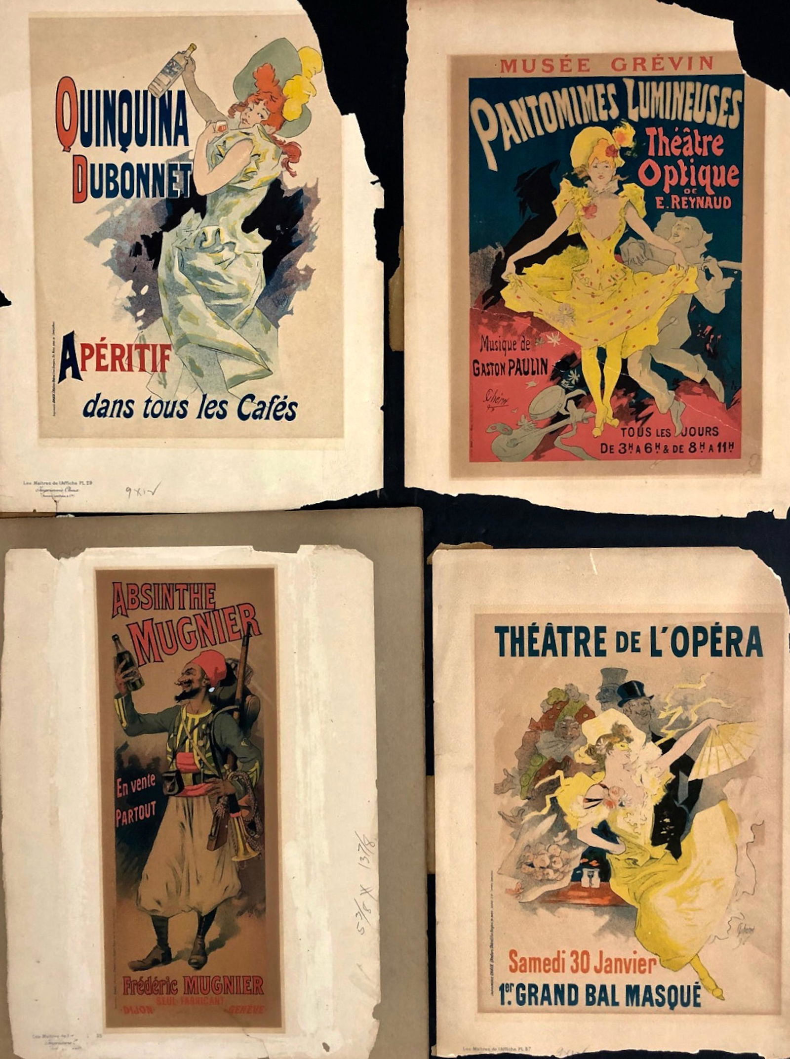 Jules Cheret Les Maitres de L'Affiche Posters In Various Conditions (4) (1 of 13)