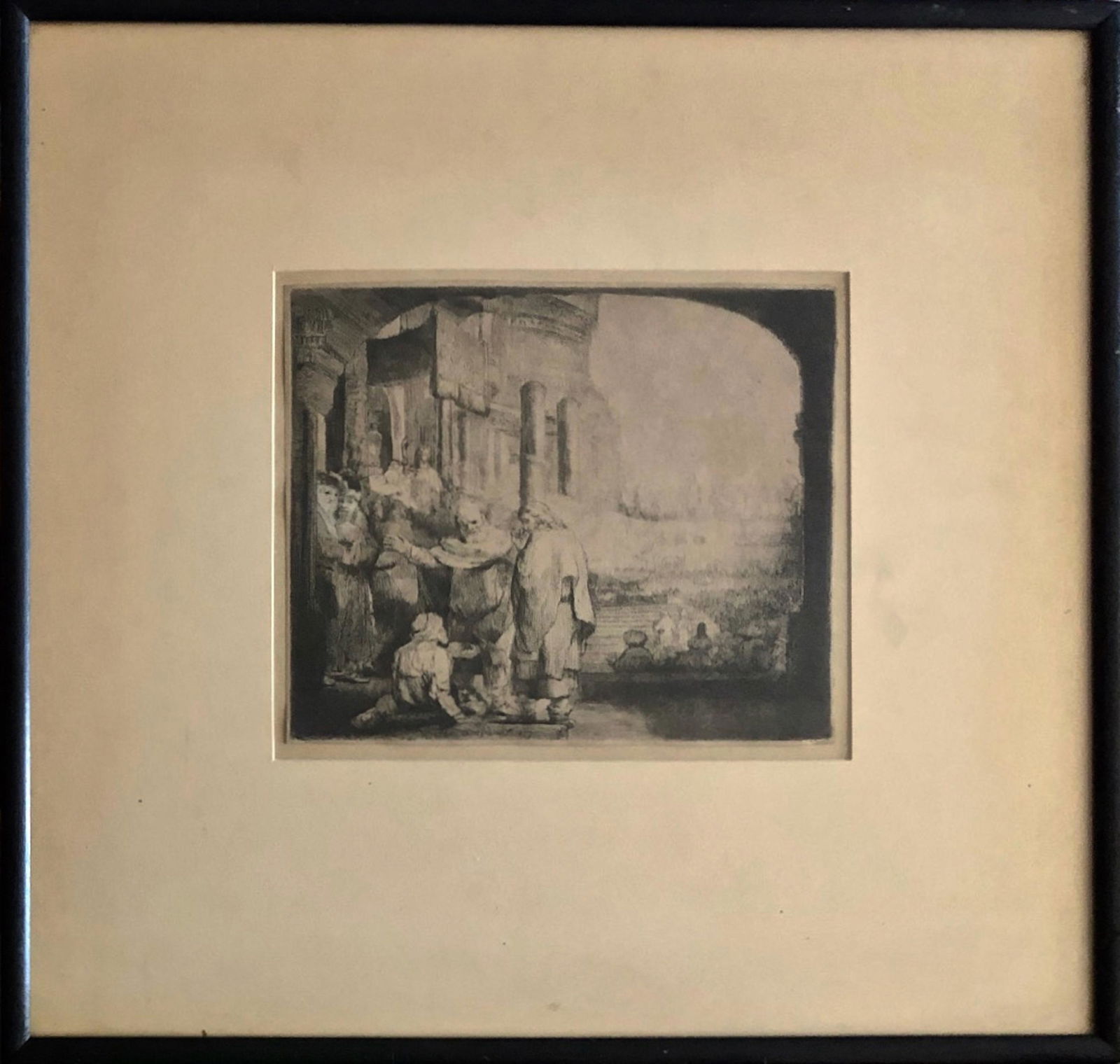 Rembrandt, Peter & John Healing The Cripple at the Gate of the Temple,  1659 (1 of 7)