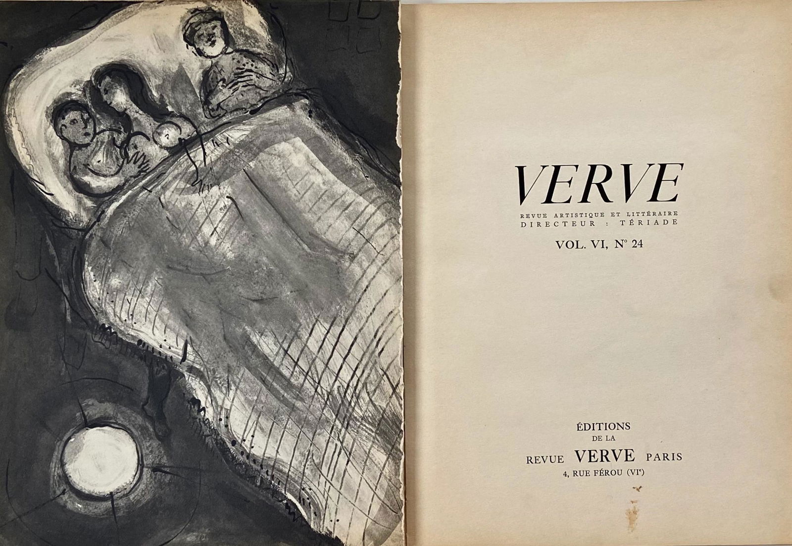Verve, Revue Vol. VI, No. 24 CONTES de BOCCACE Marc Chagall, 1950 (1 of 10)