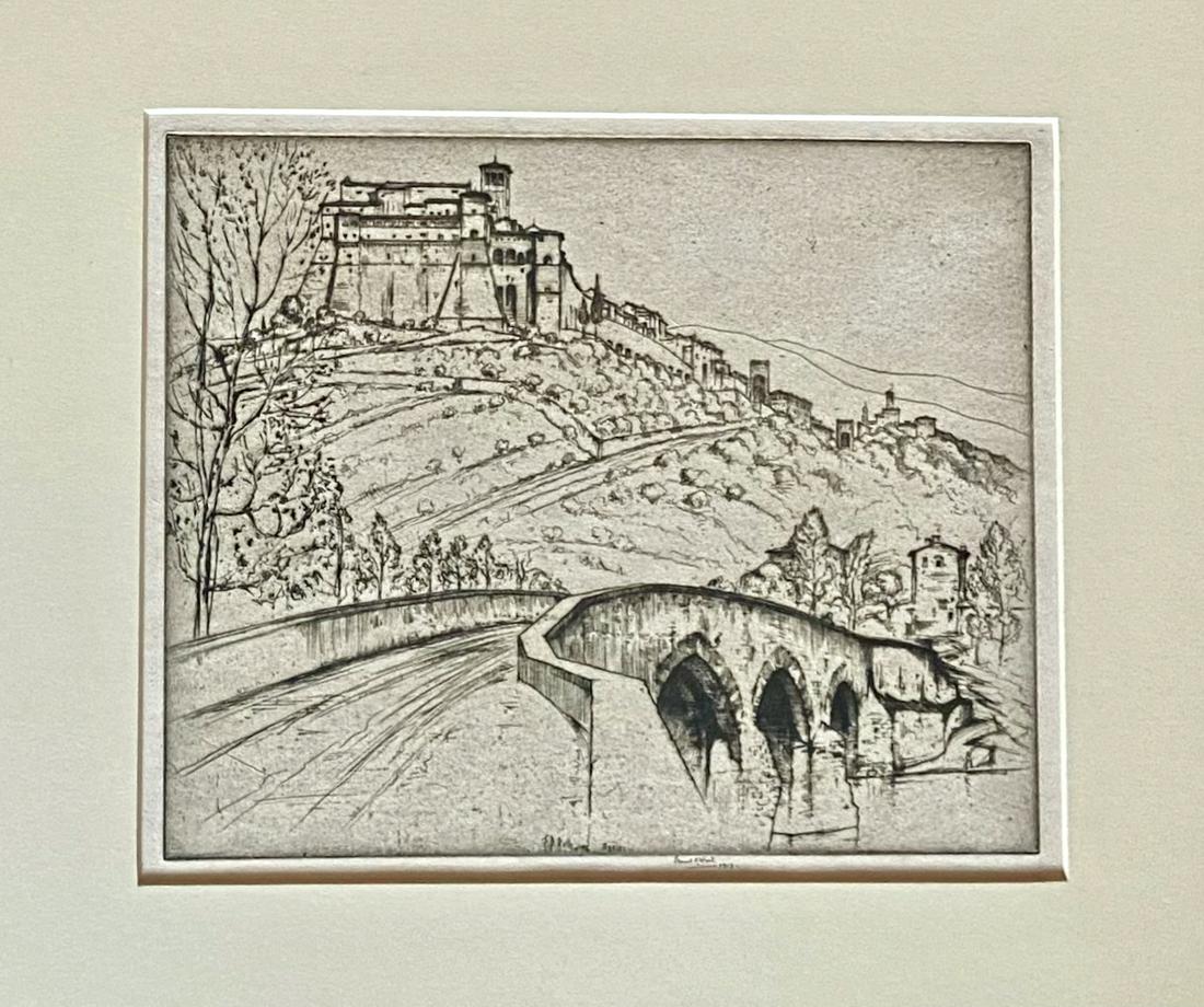 Ernest Roth (American, 1879-1964) Assisi-An Umbrian Hill Town, 1913 (1 of 3)