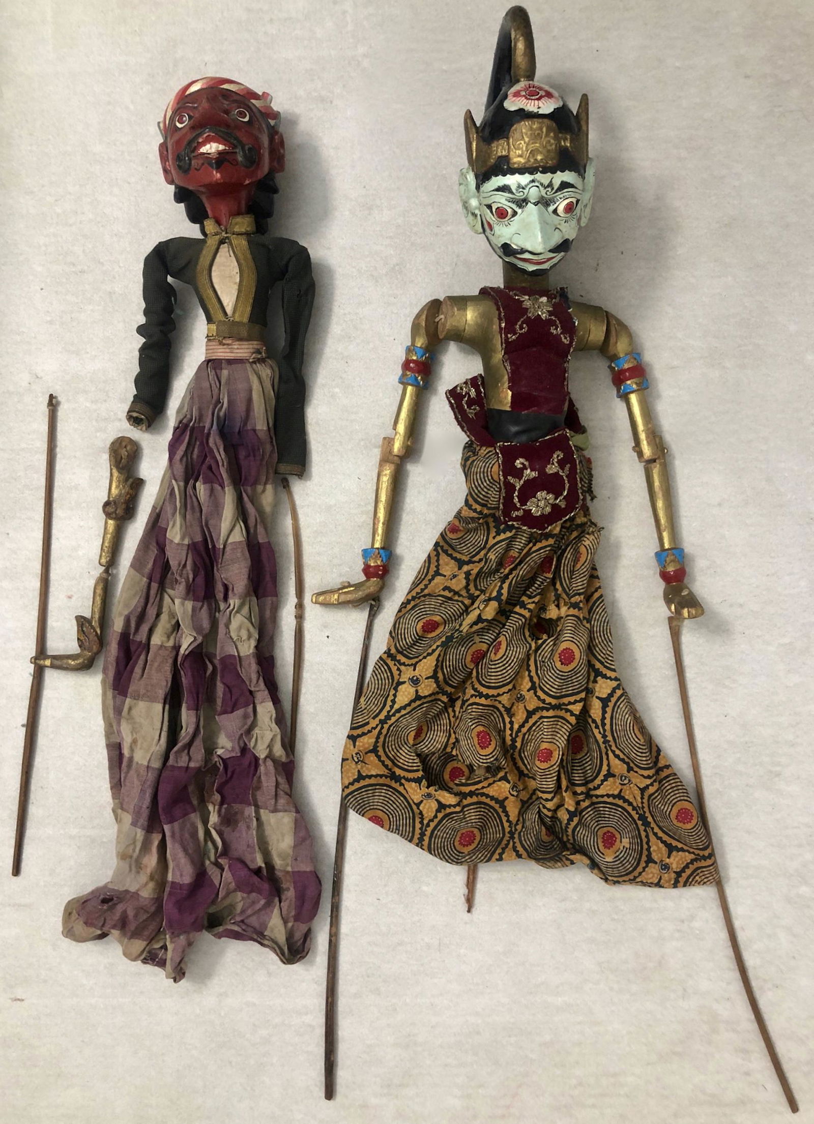 Southeast Asia Wayang Golek, Rod Operated Theater Puppets, Indonesia (1 of 7)