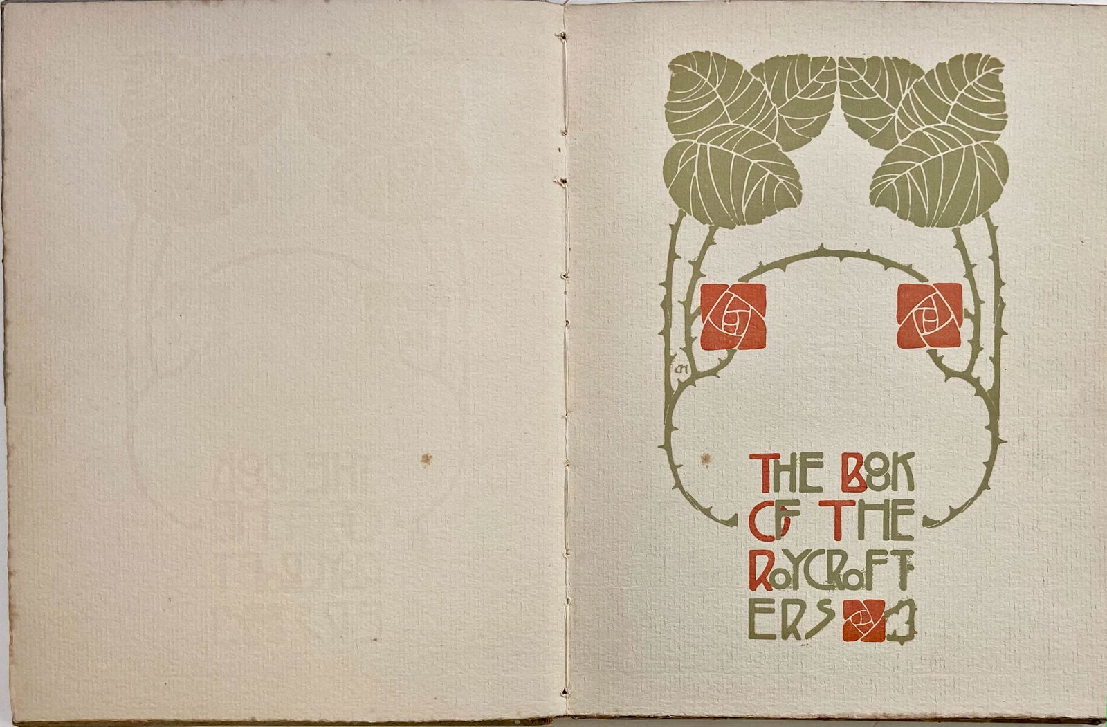THE BOOK OF THE ROYCROFTERS, Elbert Hubbard, 1907 (1 of 4)