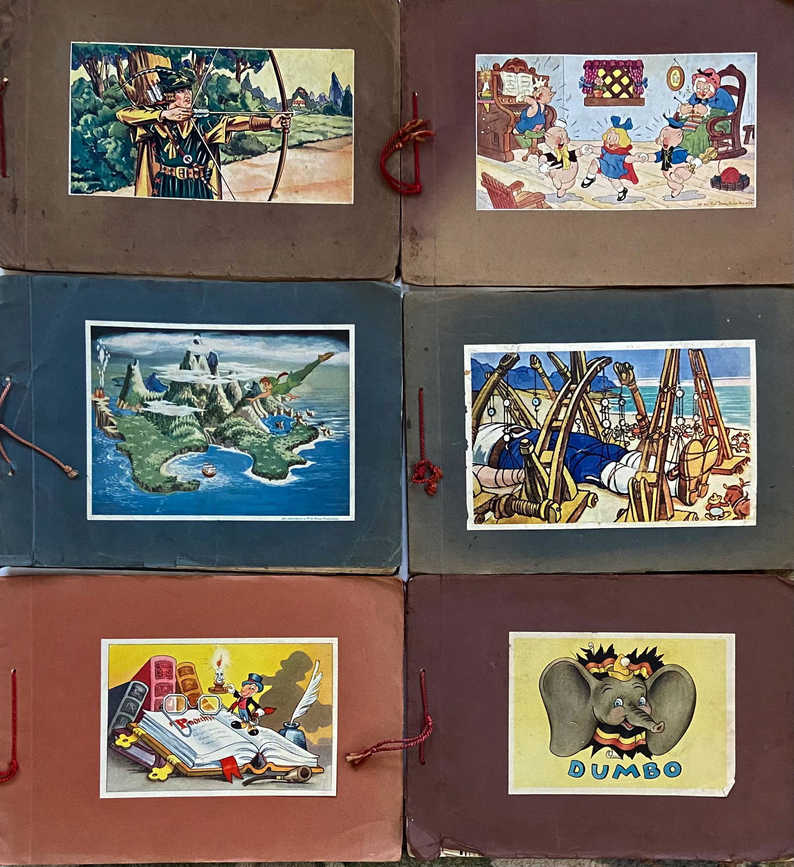 WALT DISNEY DE BEUKALAER ALBUMS, circa 1930s-50s (1 of 8)