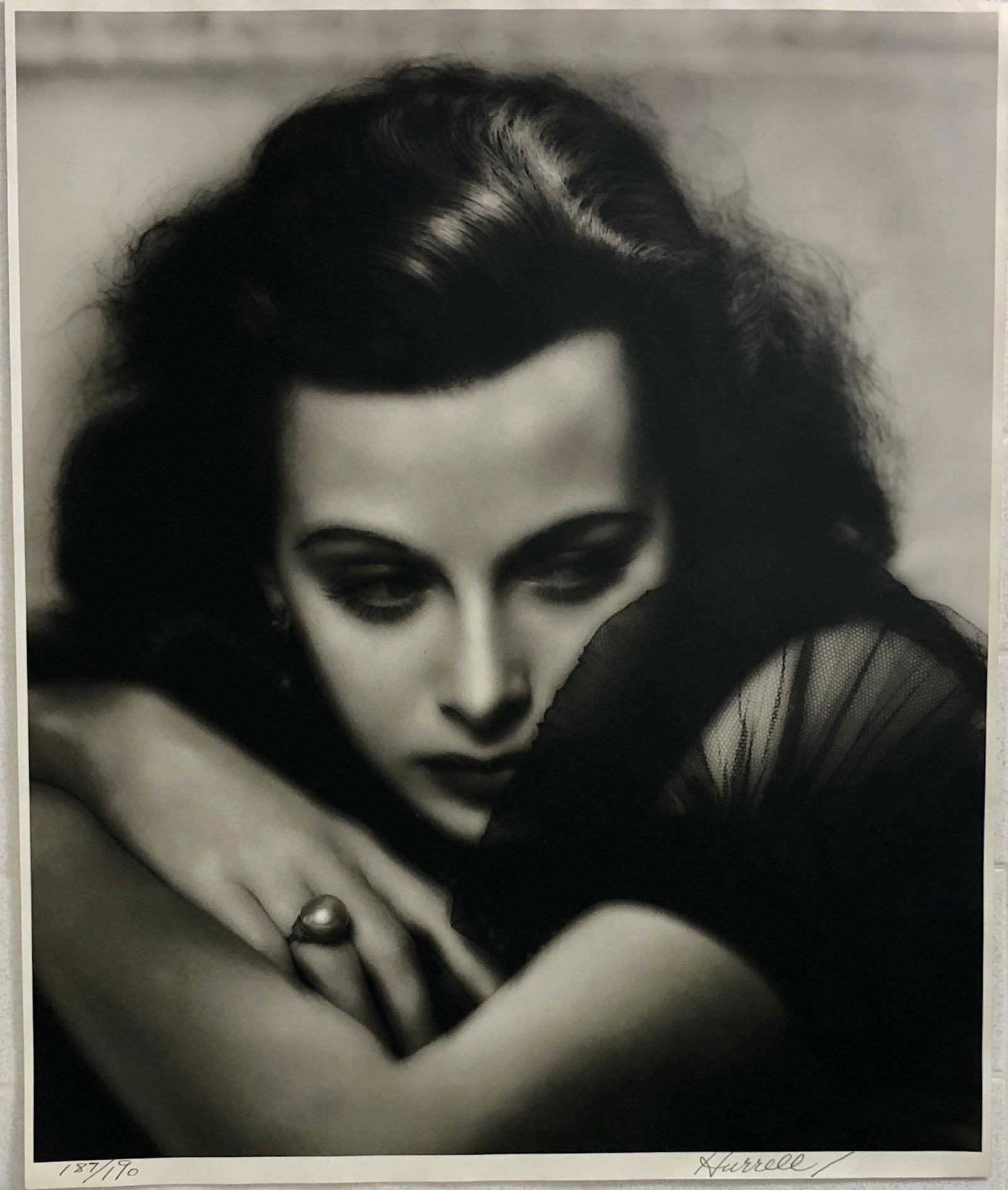 HEDY LAMAR Gelatin Silver Photograph By GEORGE HURRELL (1 of 5)