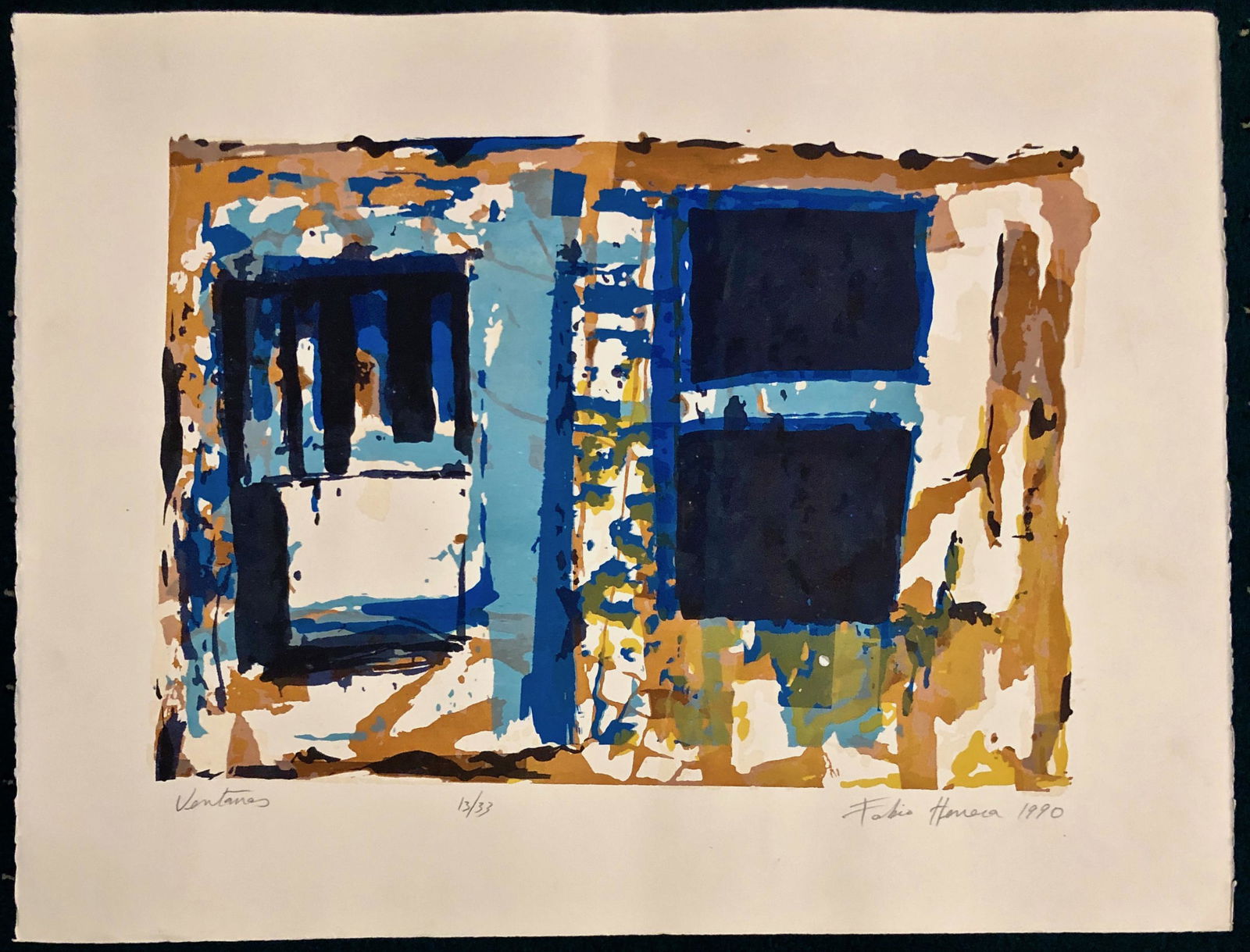 Fabio Herrera (Costa Rica, b. 1954) VENTANAS, 1990 (1 of 5)