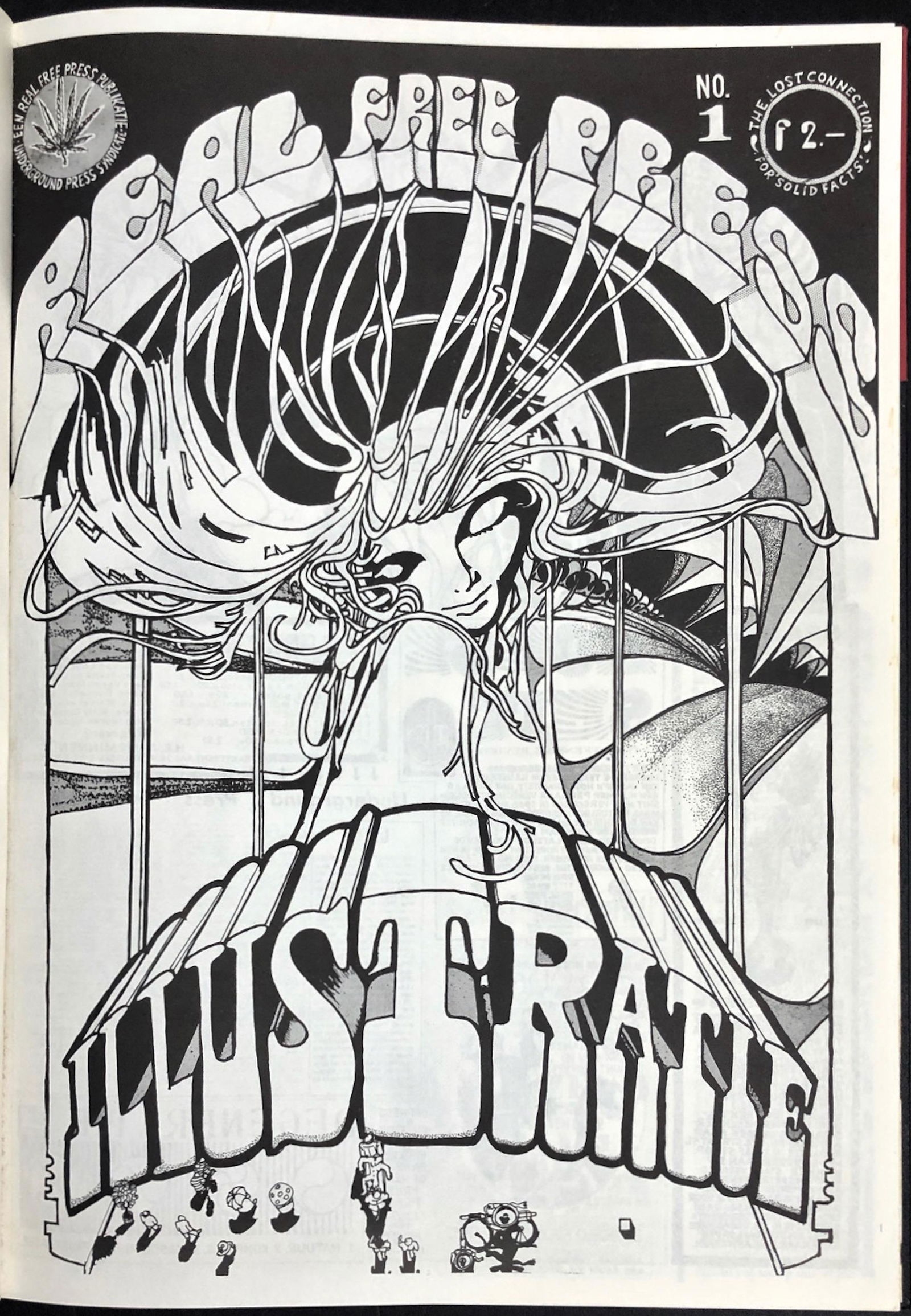 REAL FREE PRESS ILLUSTRATIE 1968-1974, COMPLETE RUN (1 of 9)