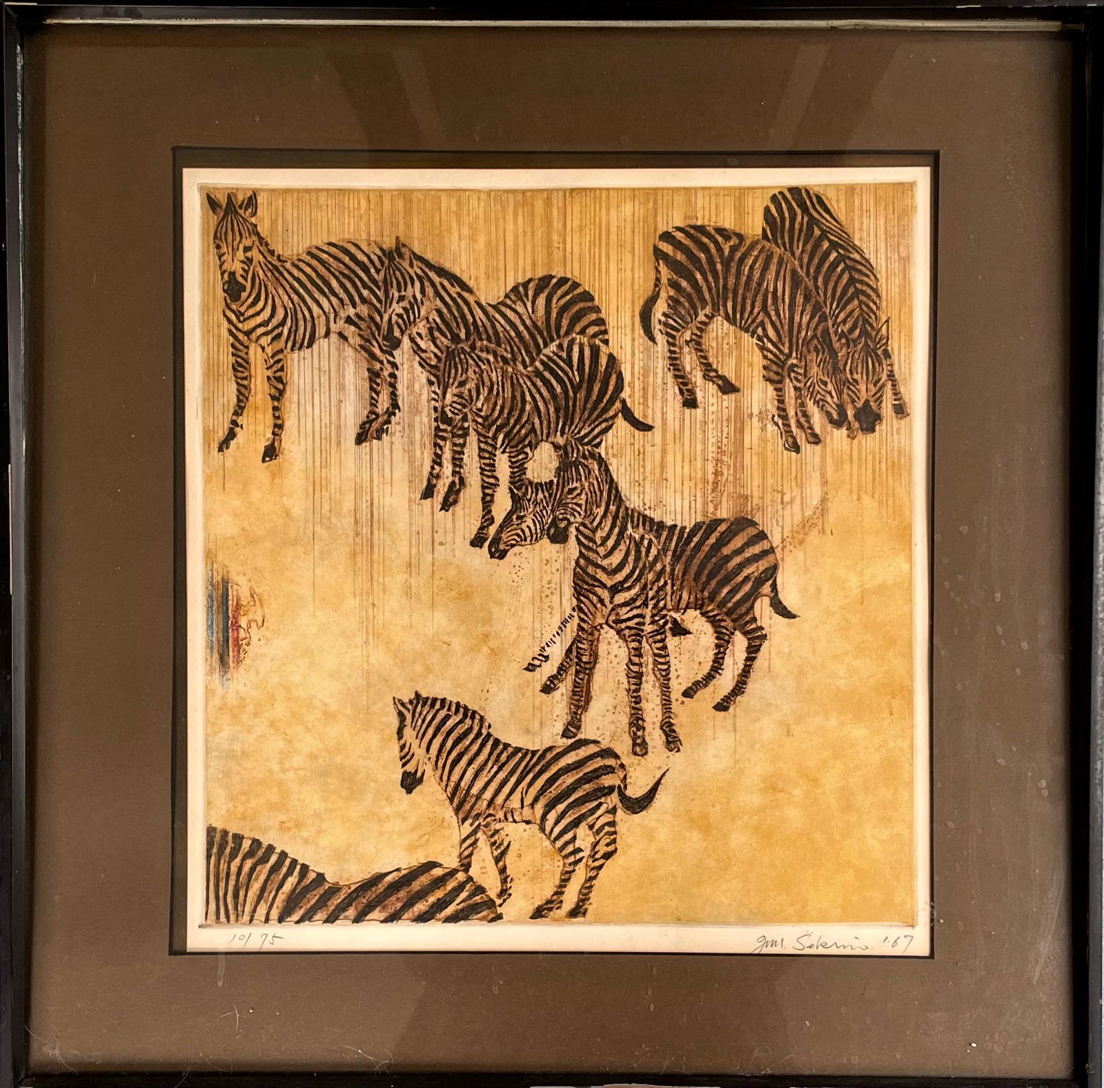 Sekino Junichiro (Japanese, 1914-1988) SCENT OF RAINBOWS 1967 (1 of 4)