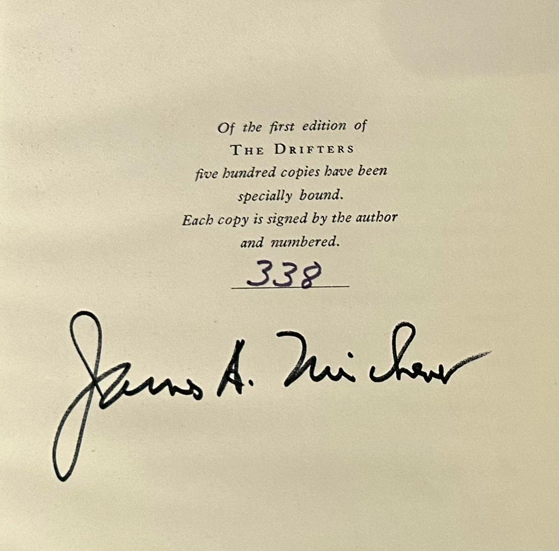 James A. Michener The DRIFTERS Signed First Edition, 1971 (1 of 6)