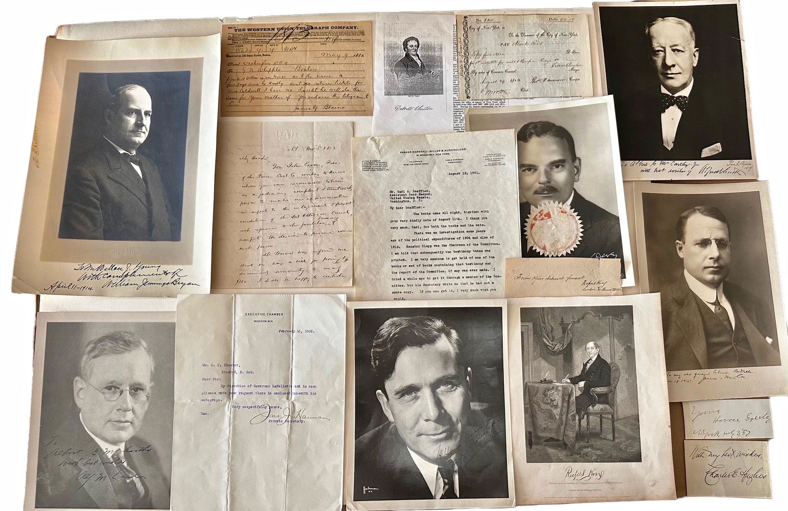 Historic American Political Figures Inscribed & Autographed Photographs (1 of 4)